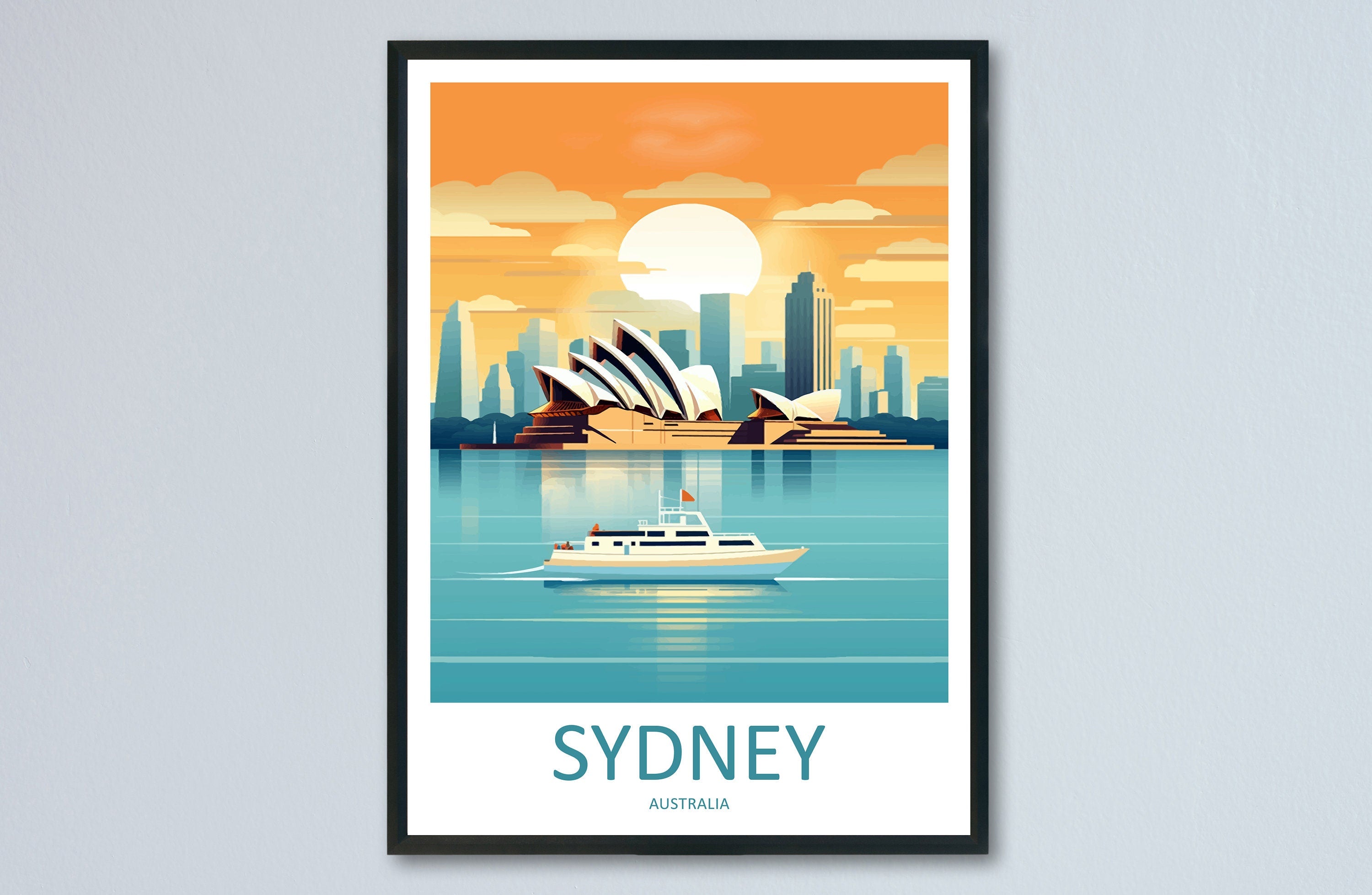 Sydney Opera House Travel Print