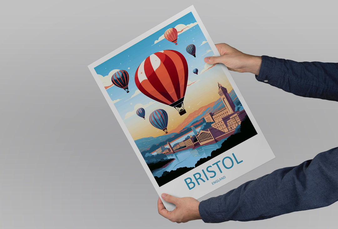 Bristol Travel Print Wall Art Bristol Wall Hanging Home Décor Bristol Gift Art Lovers England Art Lover Gift Bristol Bridge City Art Print