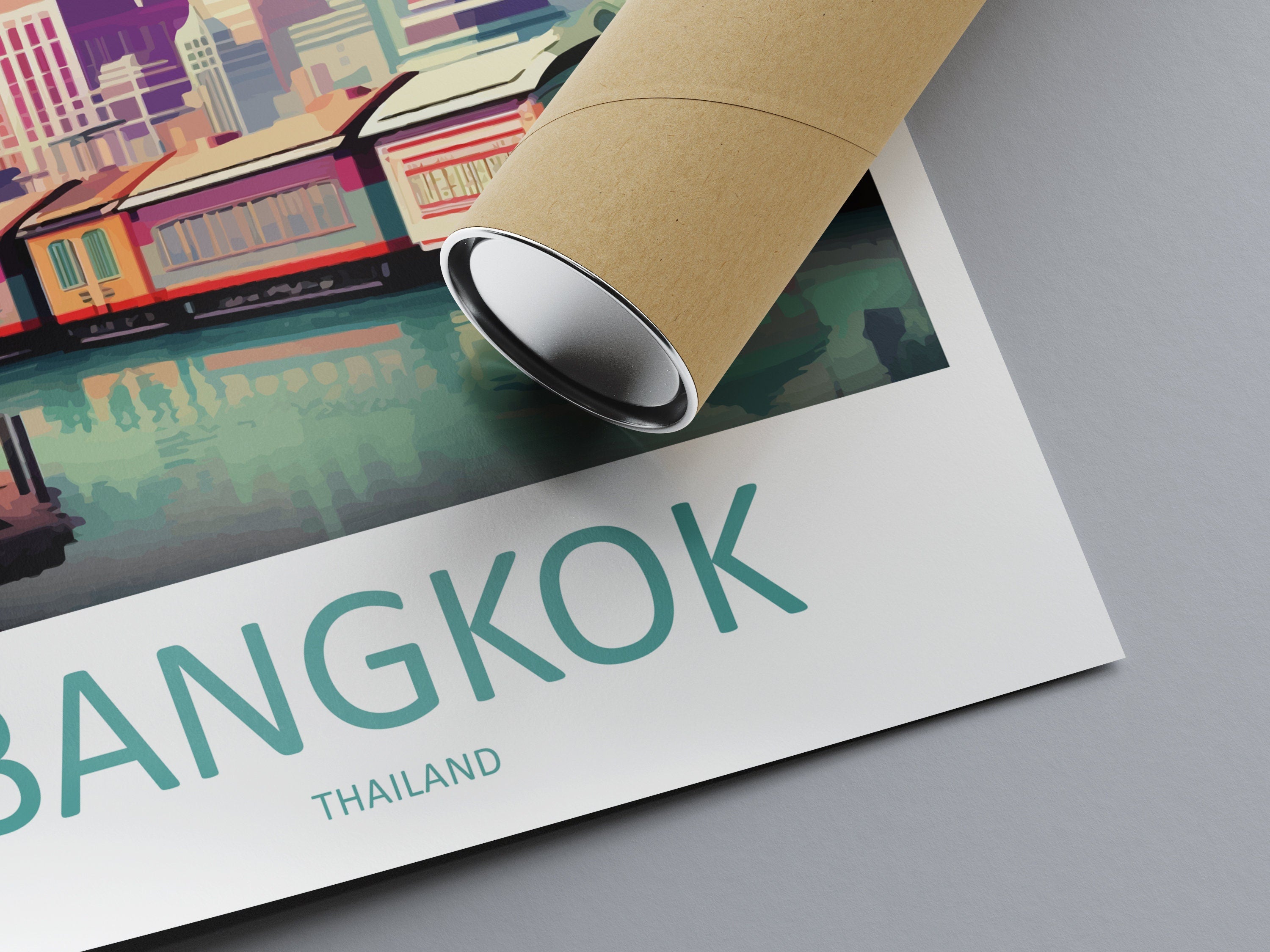 Bangkok Travel Print