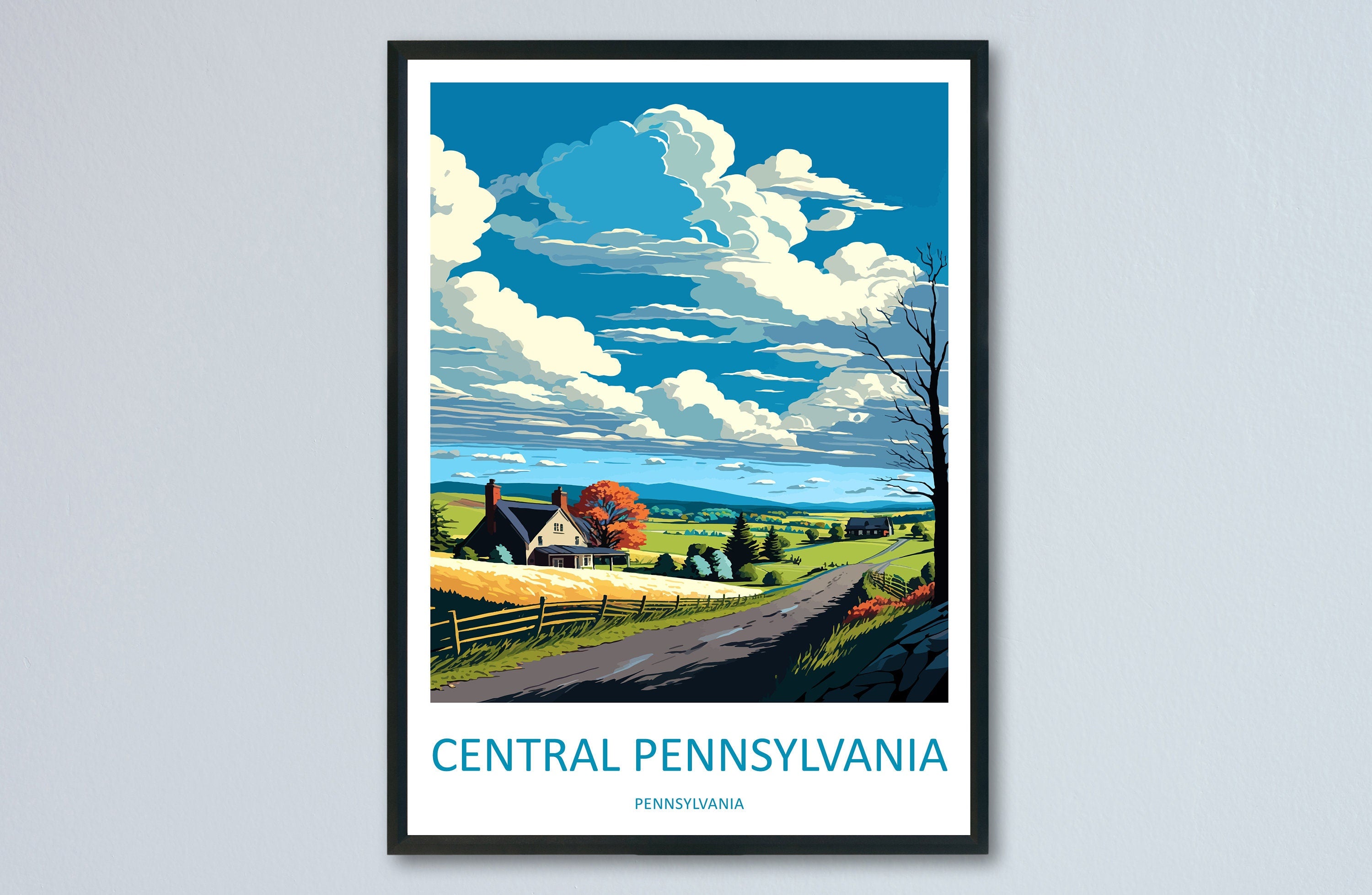 Central Pennsylvania Travel Print