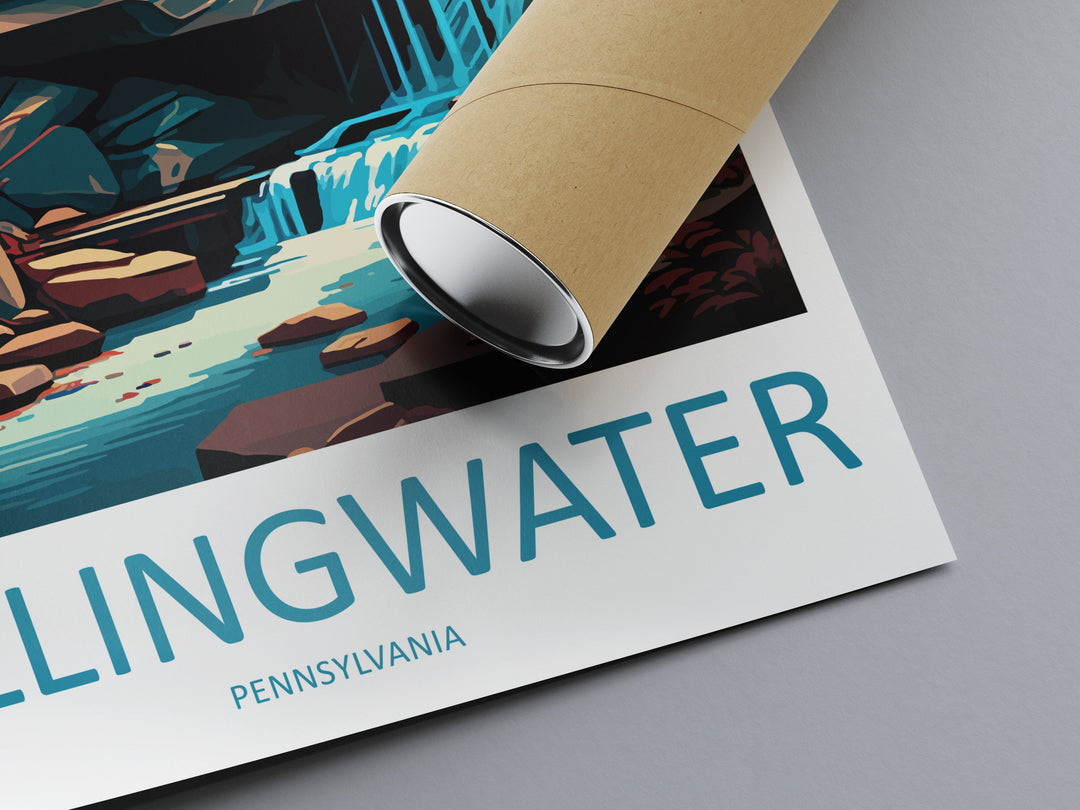 Fallingwater Travel Print Wall Art Fallingwater Wall Hanging Home Décor Fallingwater Gift Art Lovers Pennsylvania Art Lover Travel Art
