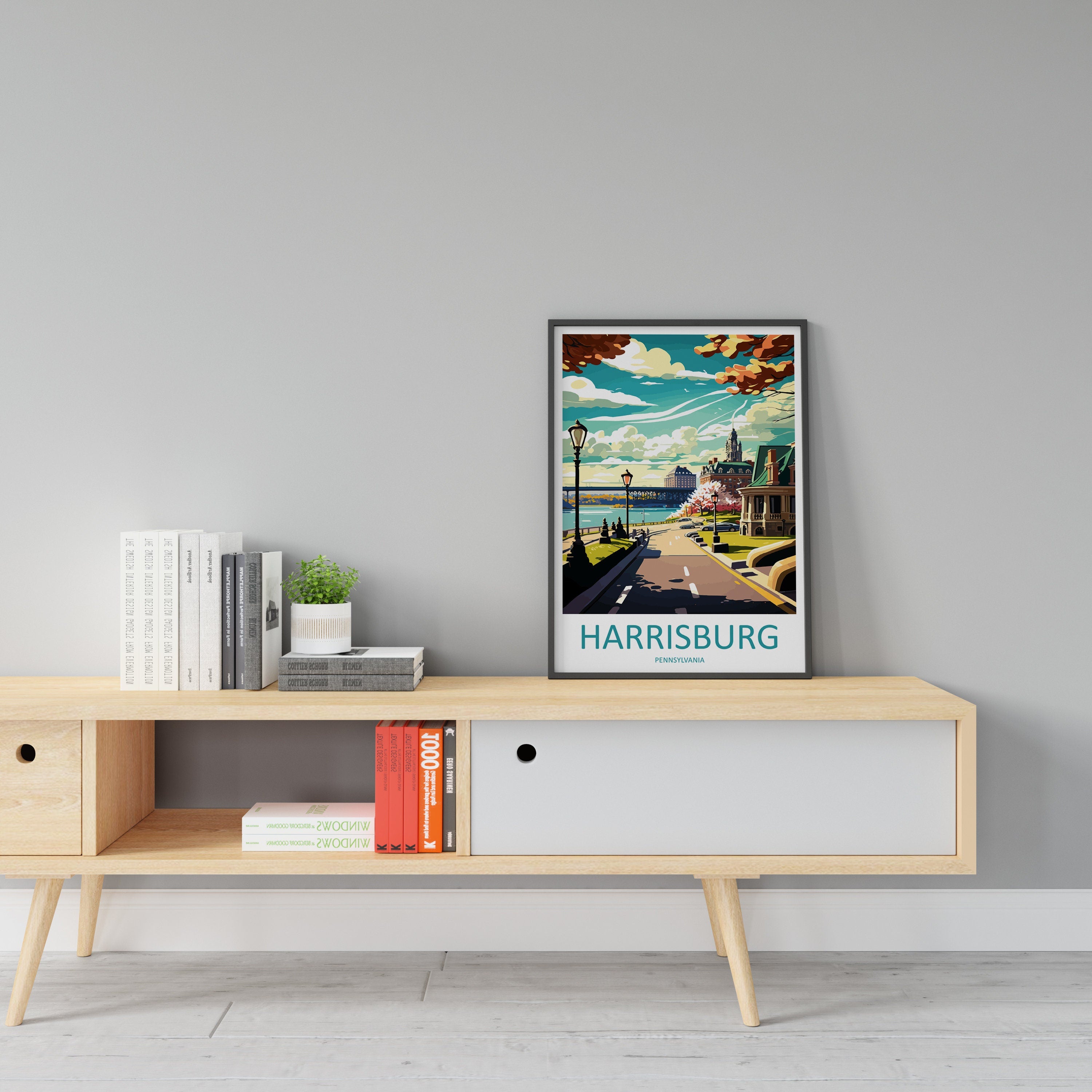 Harrisburg Travel Print