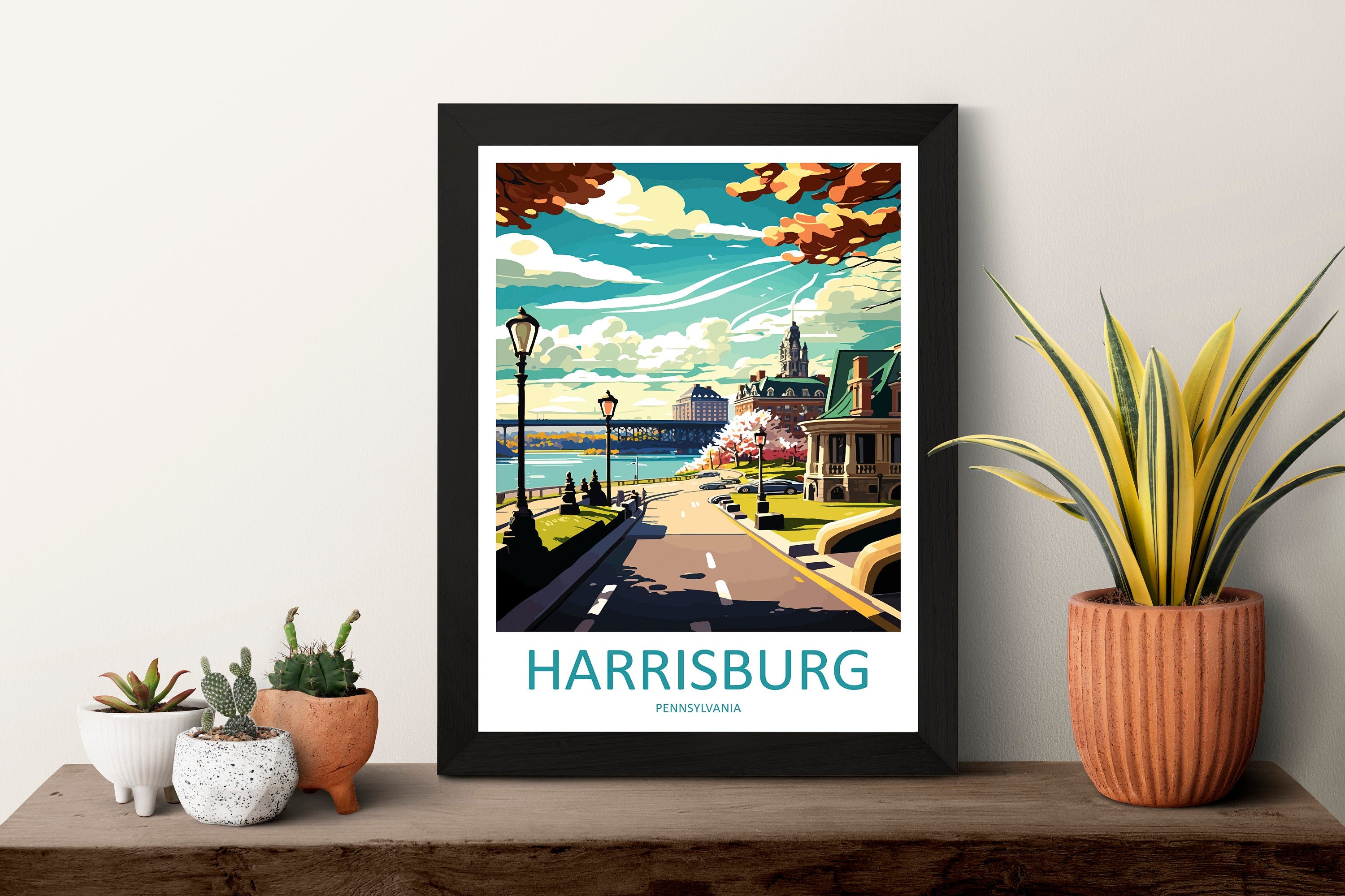 Harrisburg Travel Print