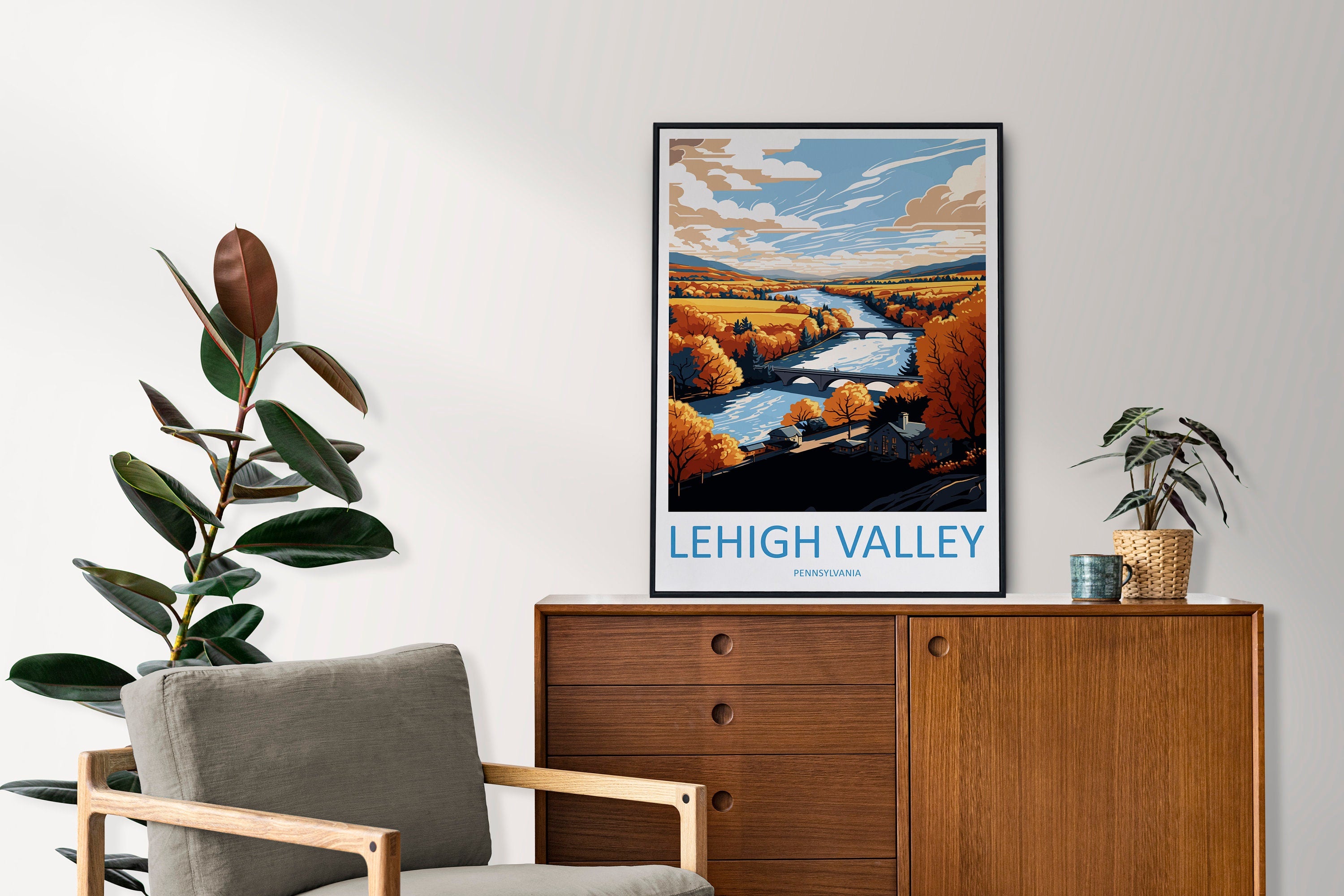 Lehigh Valley Travel Print