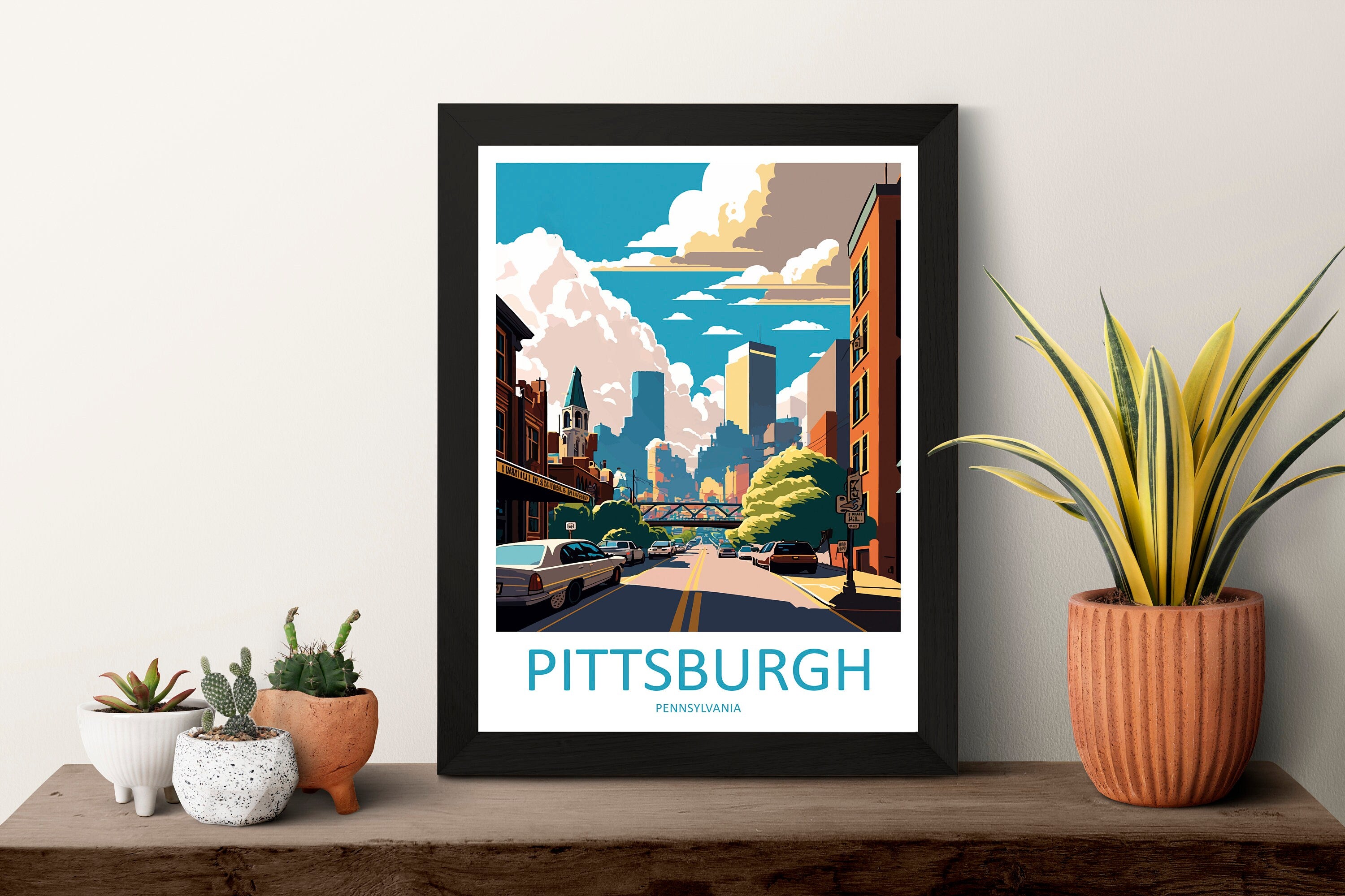 Pittsburgh Travel Print