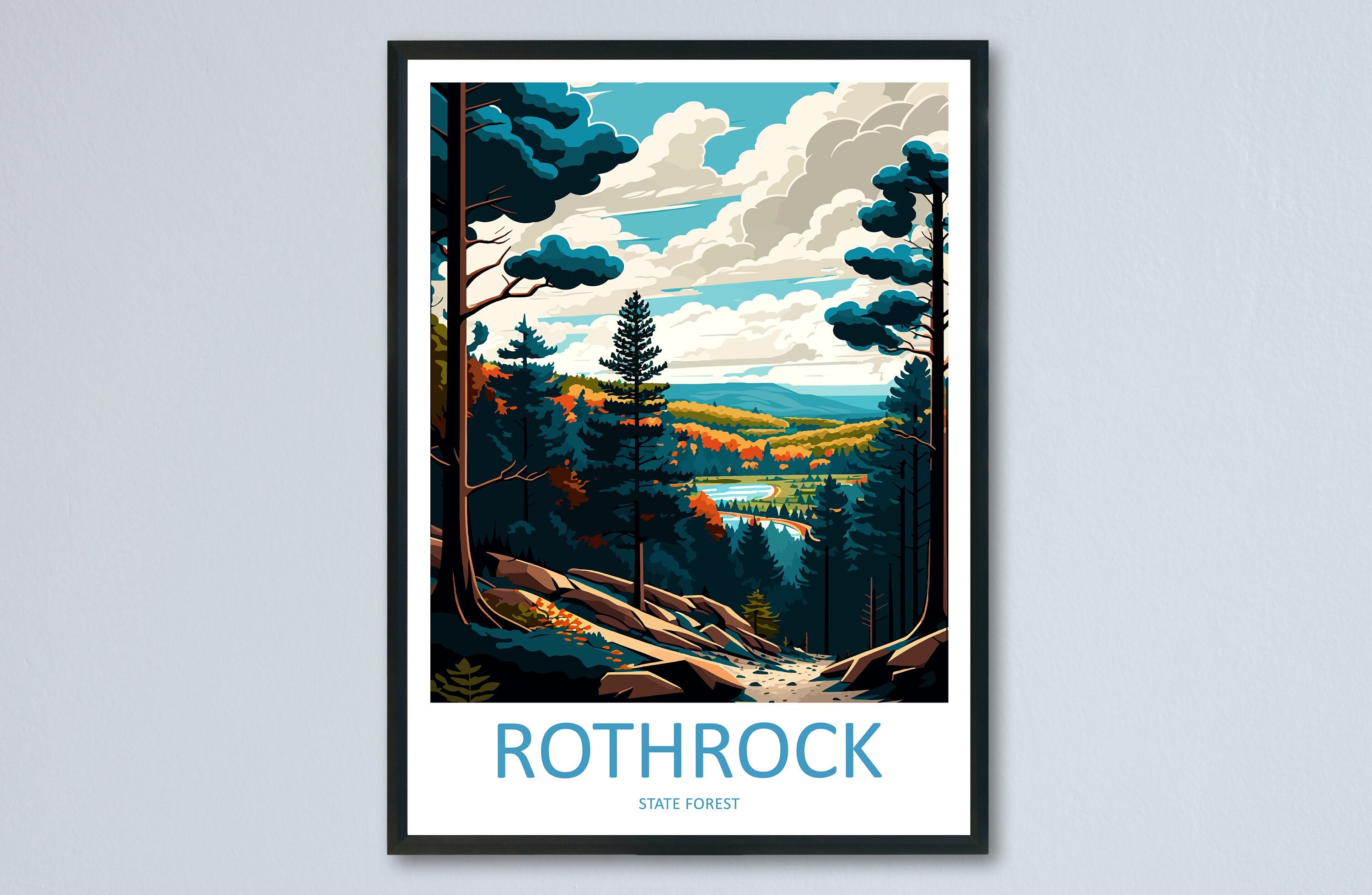 Rothrock State Forest Travel Print