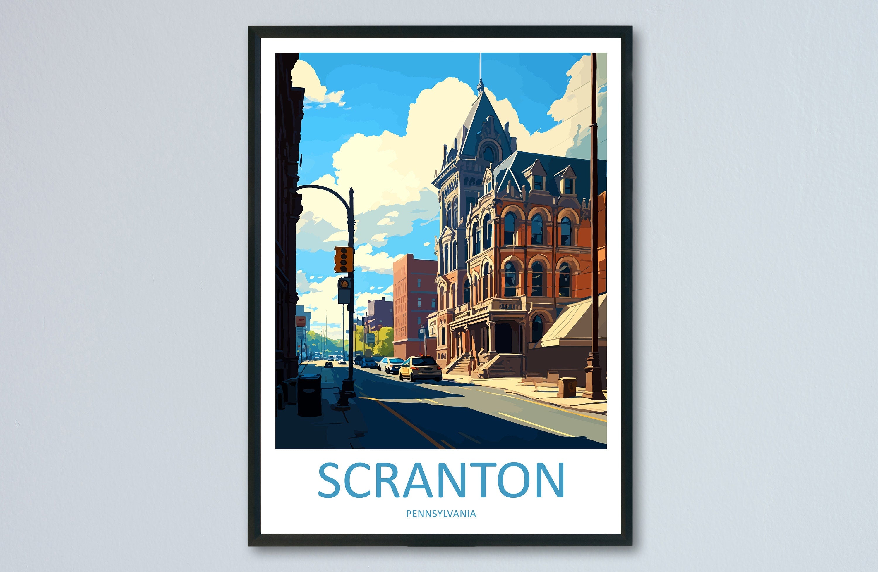 Scranton Travel Print