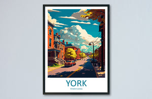 York Travel Print