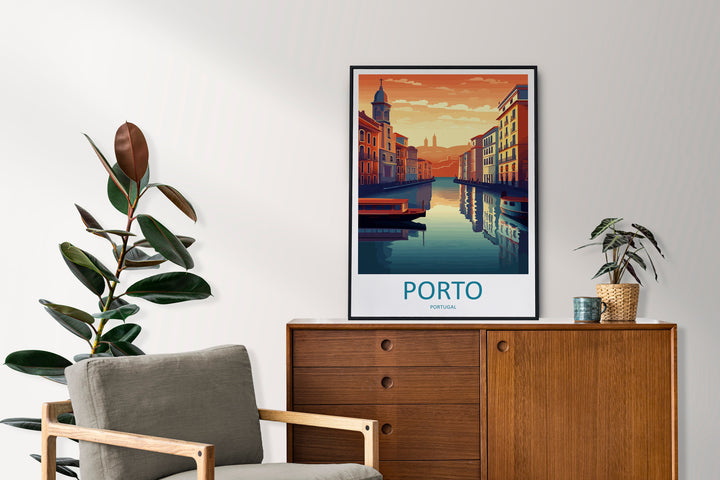 Porto Travel Print Wall Art Porto Wall Hanging Home Décor Porto Gift Art Lovers Portugal Art Lover Gift Porto Wall Décor Porto Travel Art