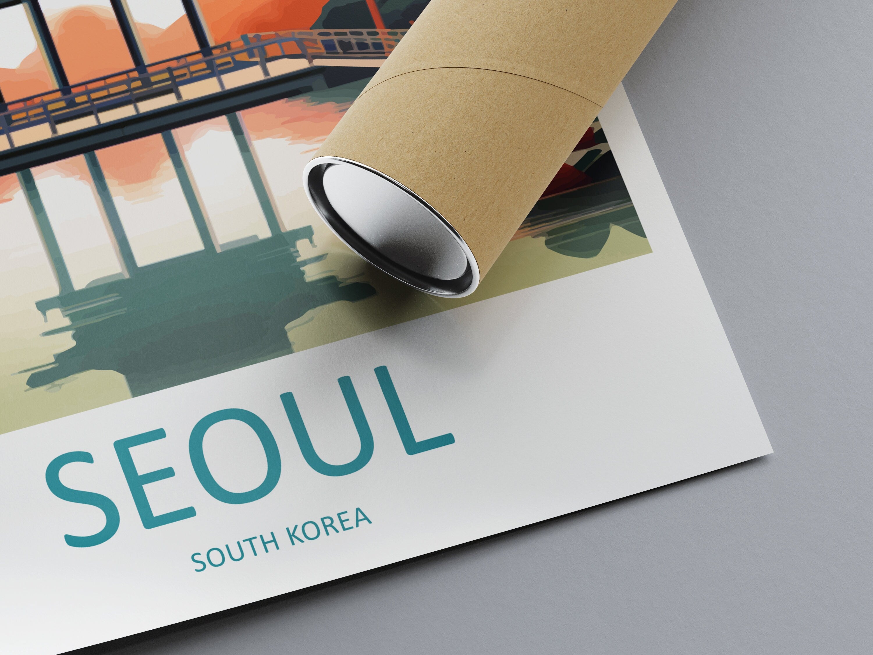 Seoul Travel Print