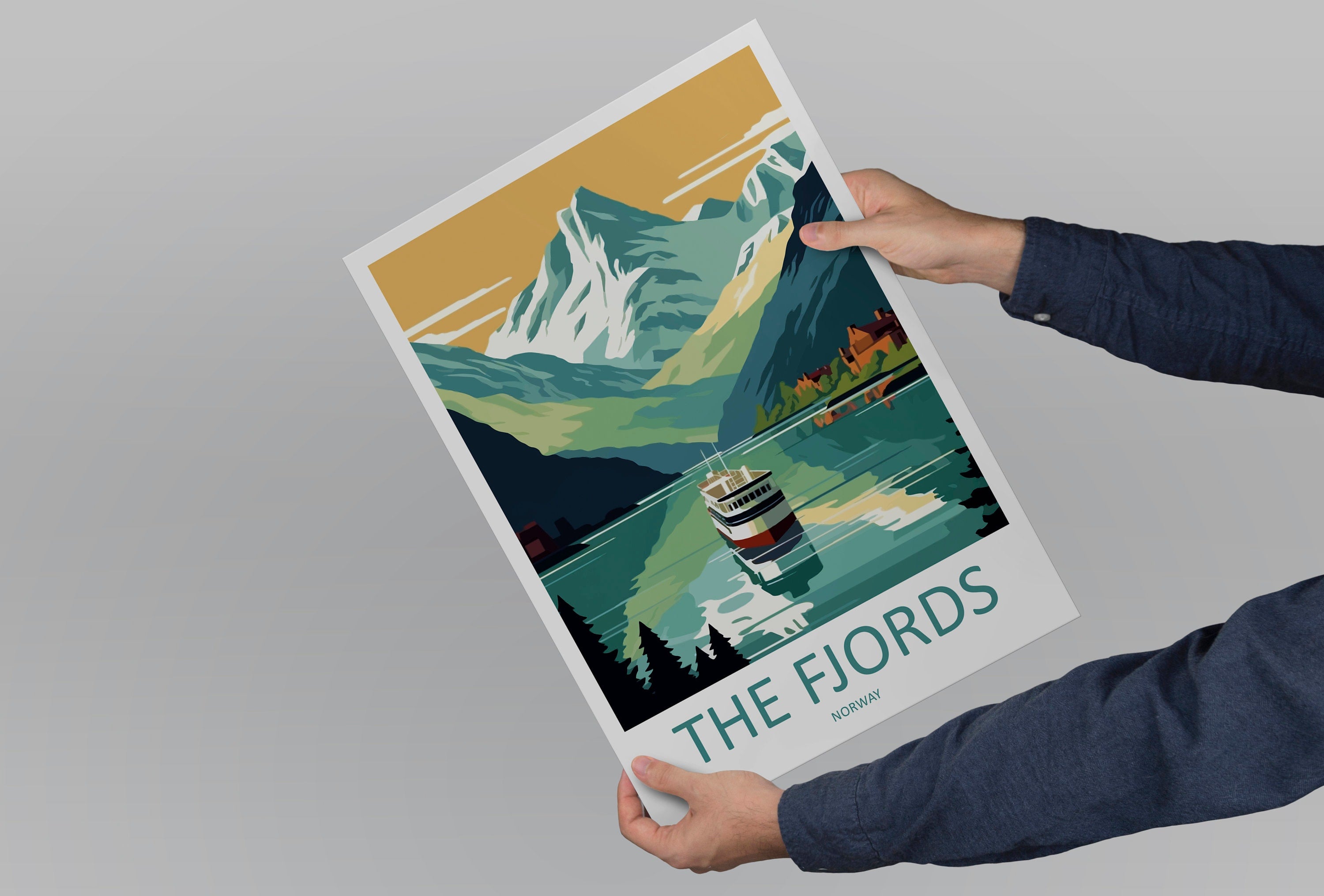 The Fjords Travel Print