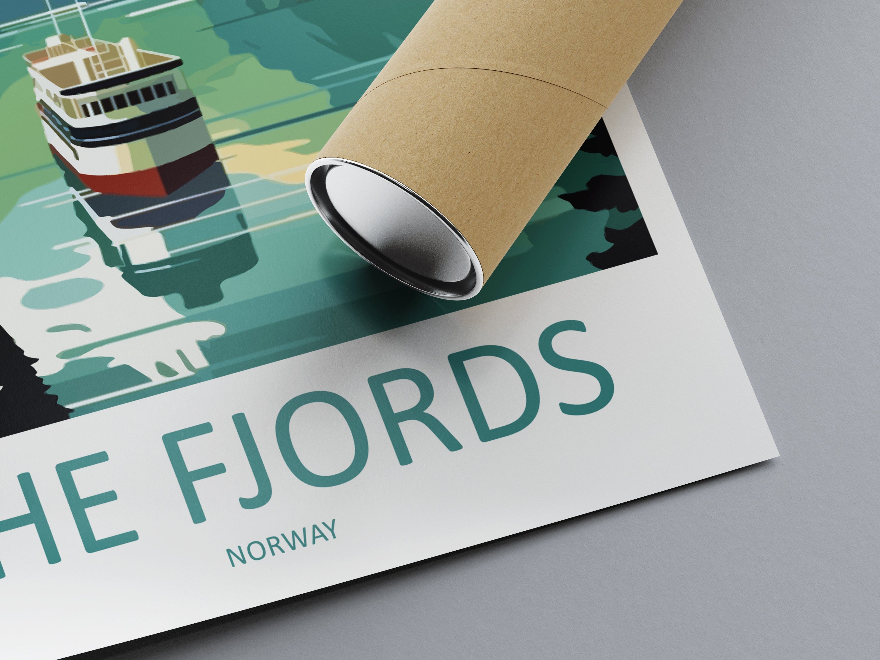 The Fjords Travel Print