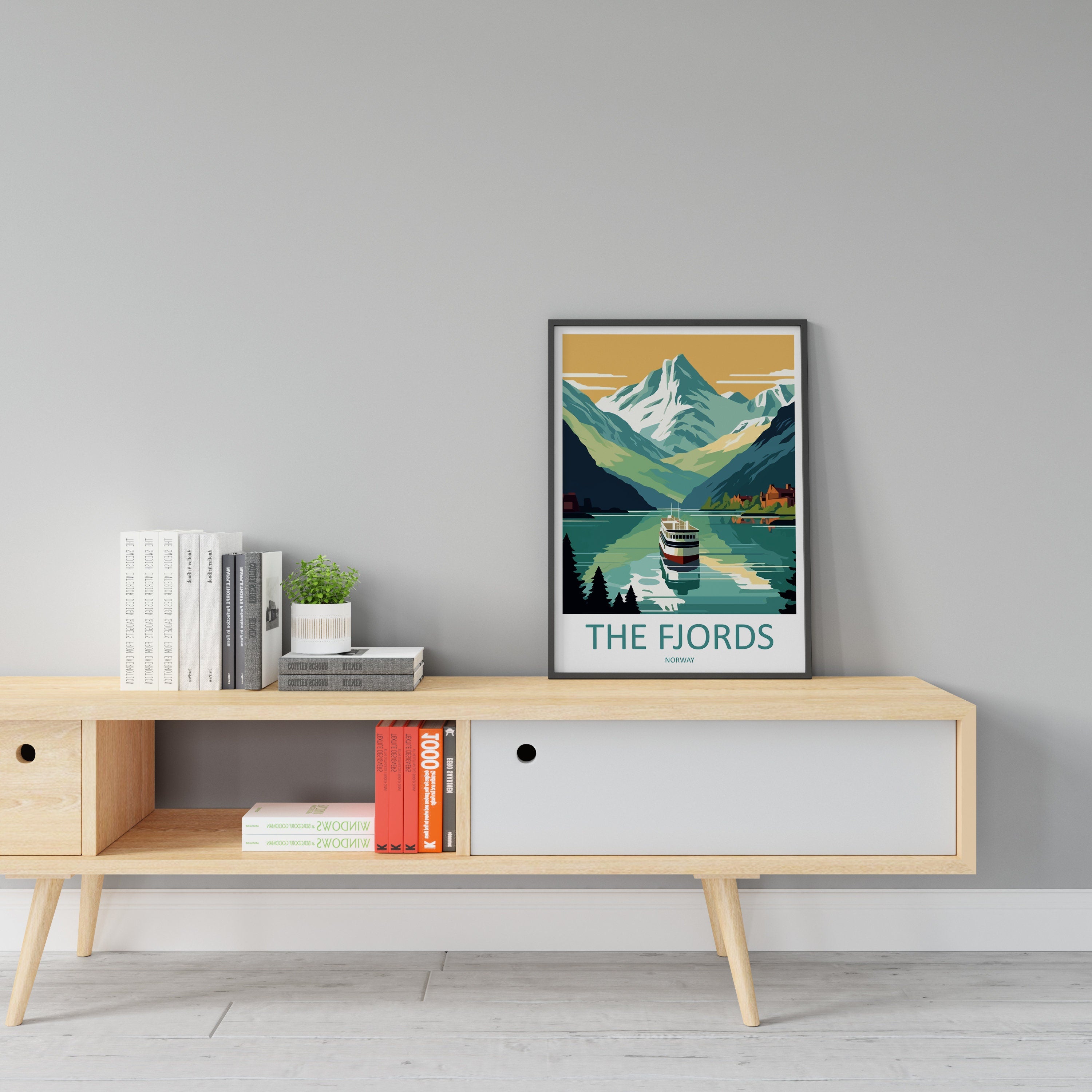 The Fjords Travel Print