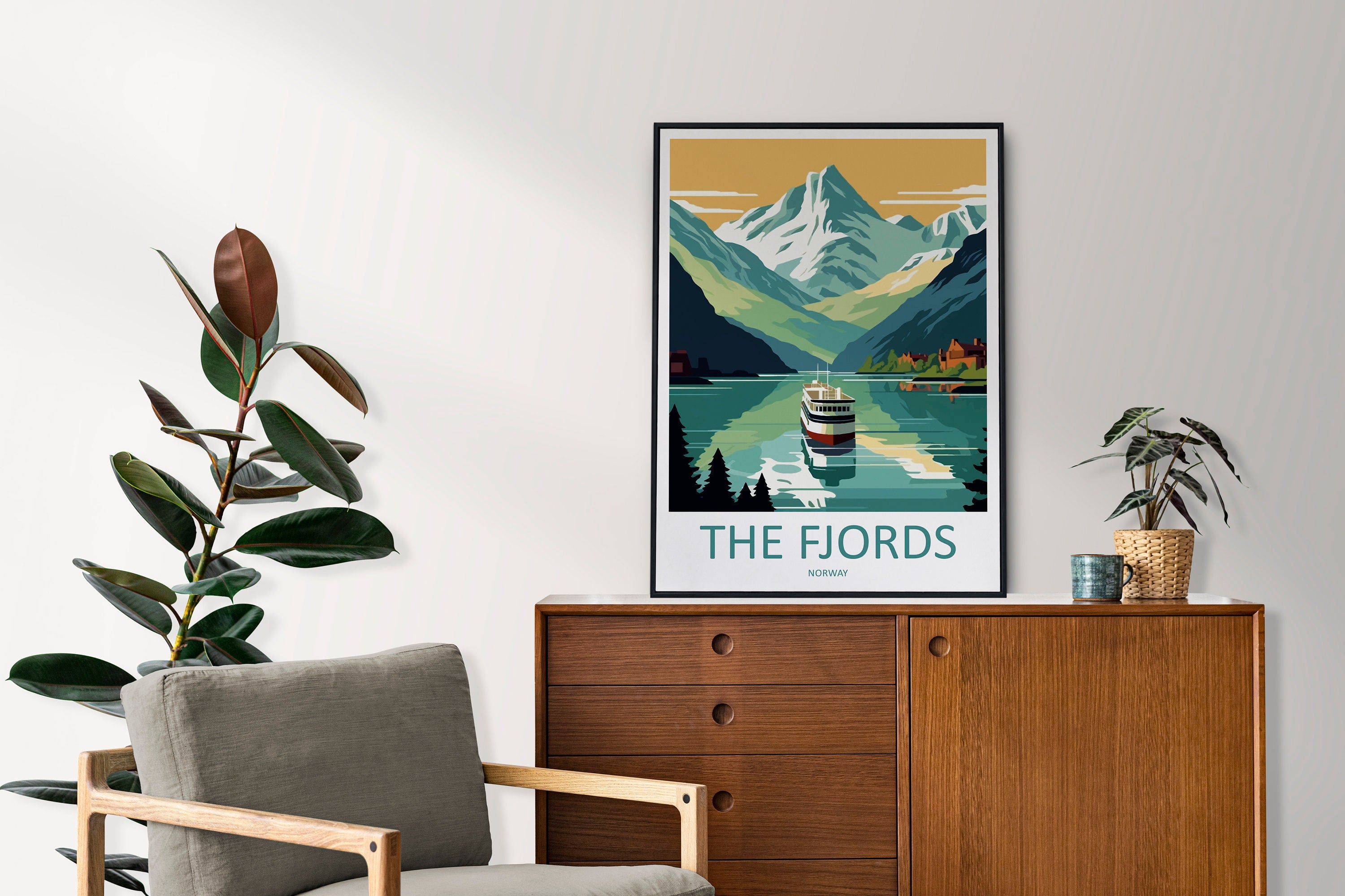 The Fjords Travel Print