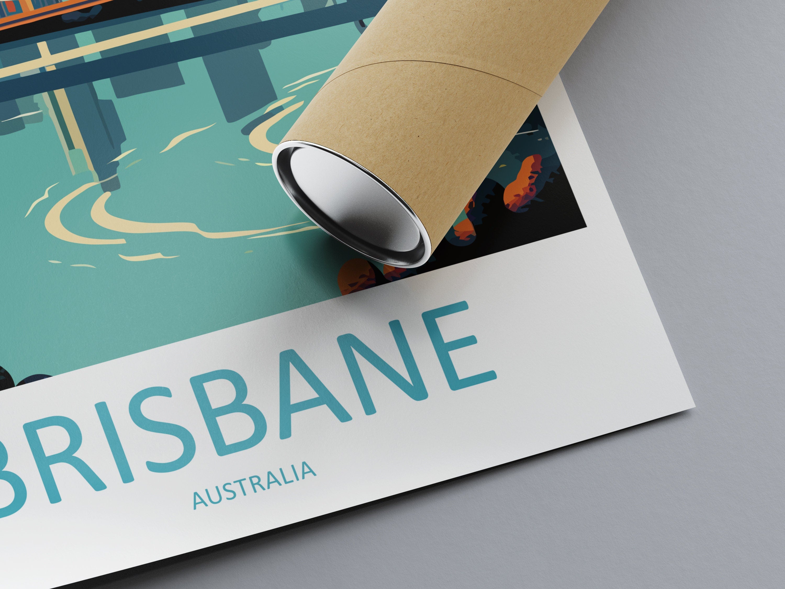 Brisbane Travel Print