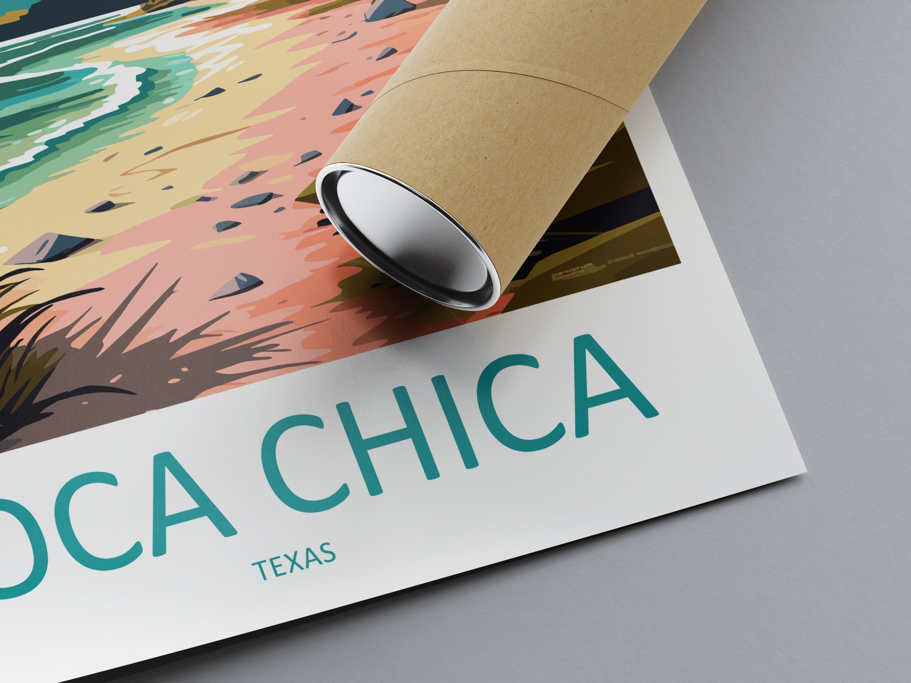 Boca Chica Travel Print