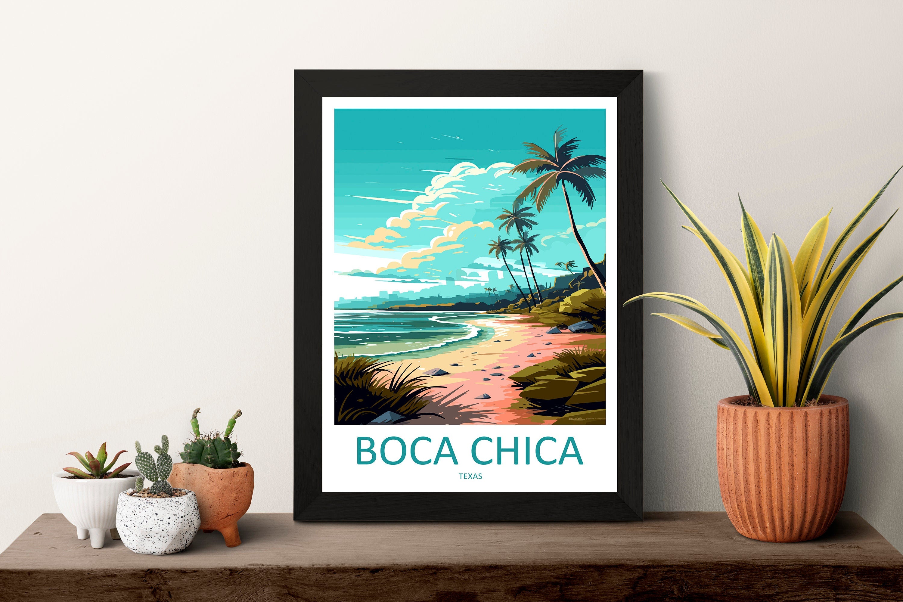 Boca Chica Travel Print