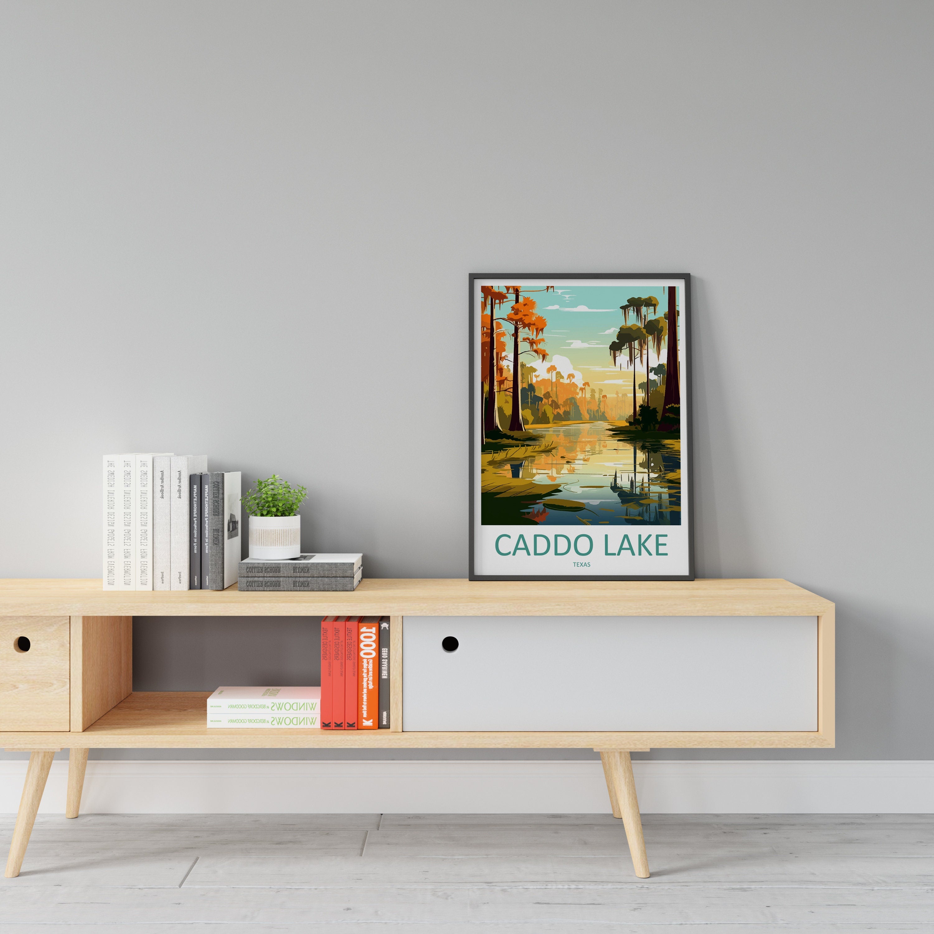 Caddo Lake Travel Print