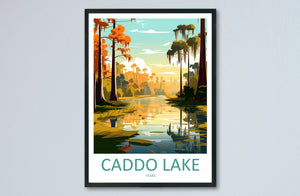 Caddo Lake Travel Print