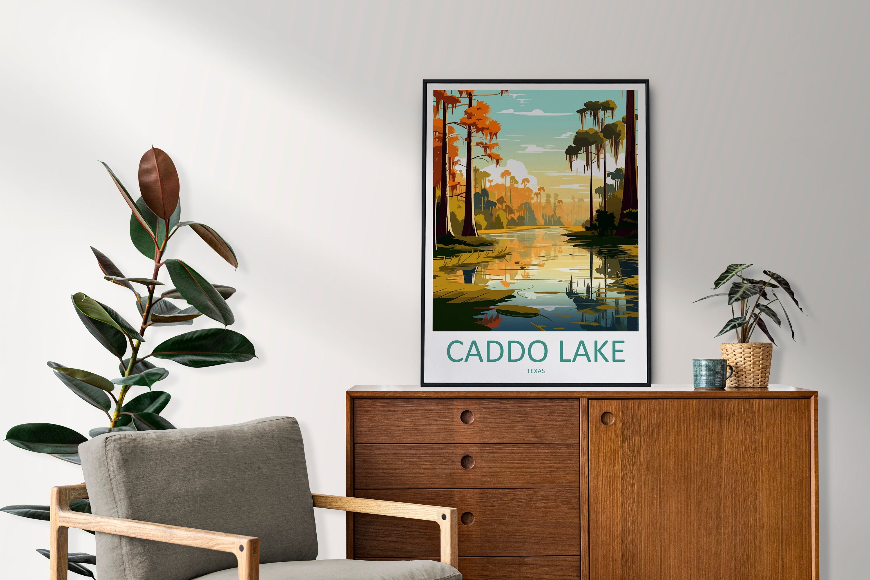 Caddo Lake Travel Print