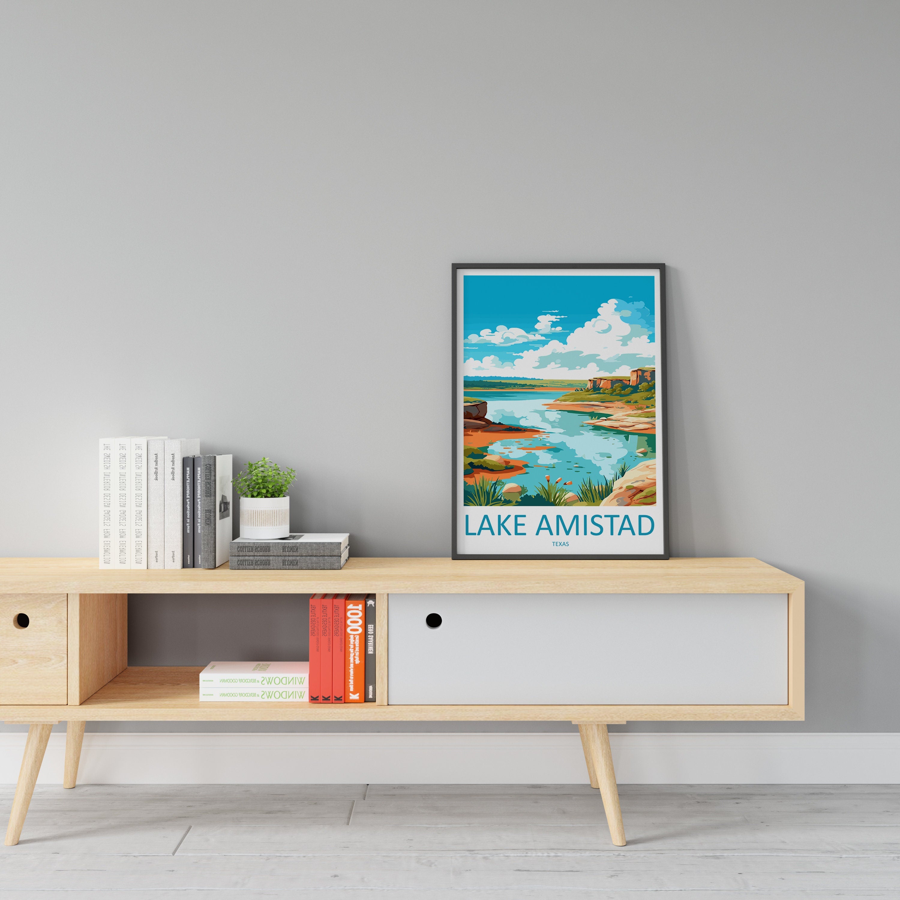 Lake Amistad Travel Print