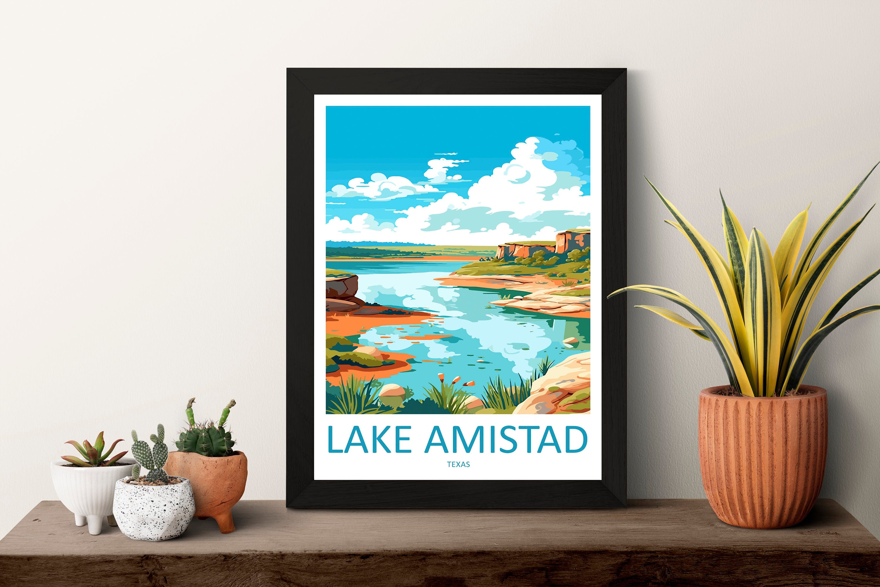 Lake Amistad Travel Print