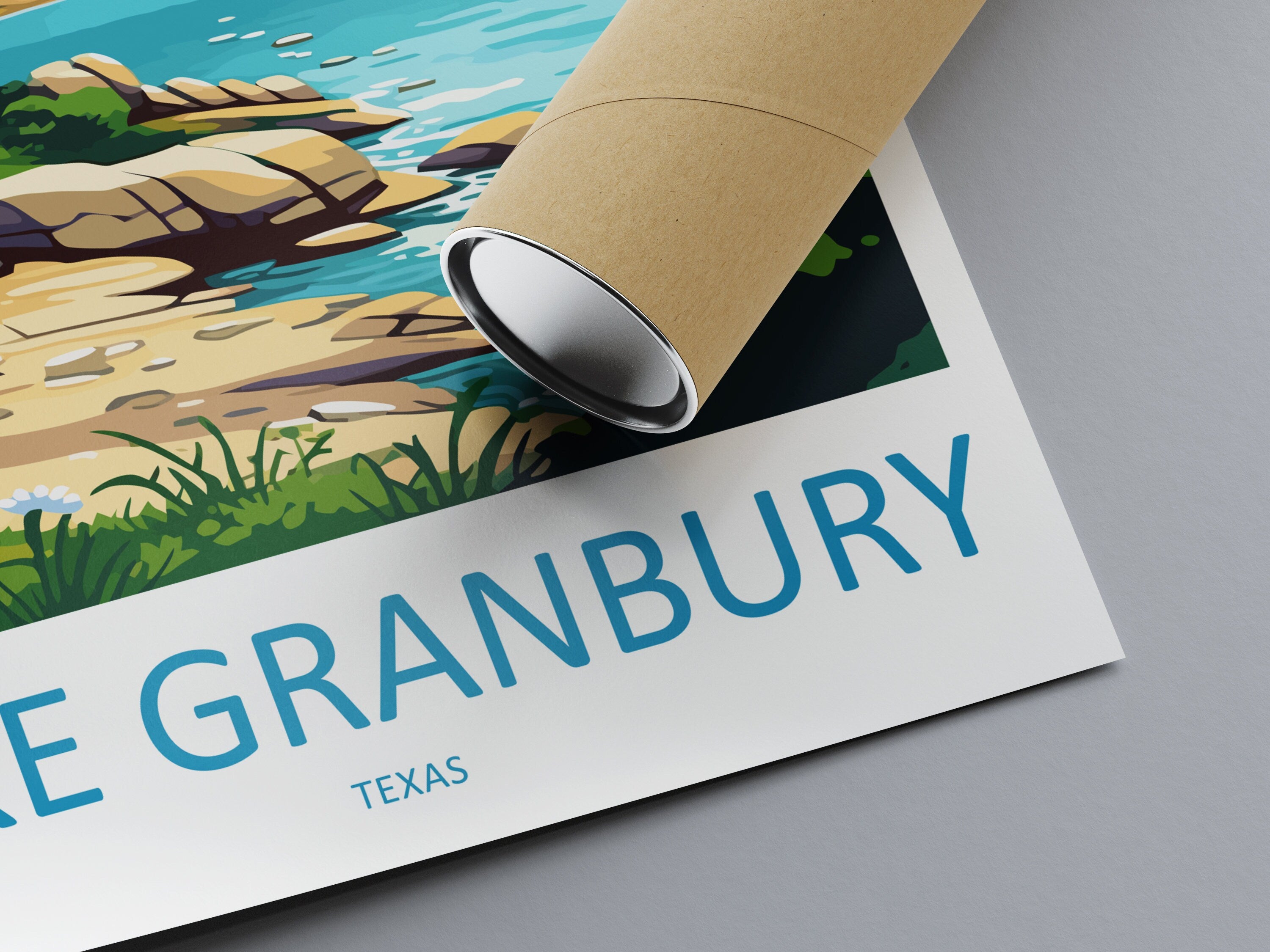 Lake Granbury Travel Print