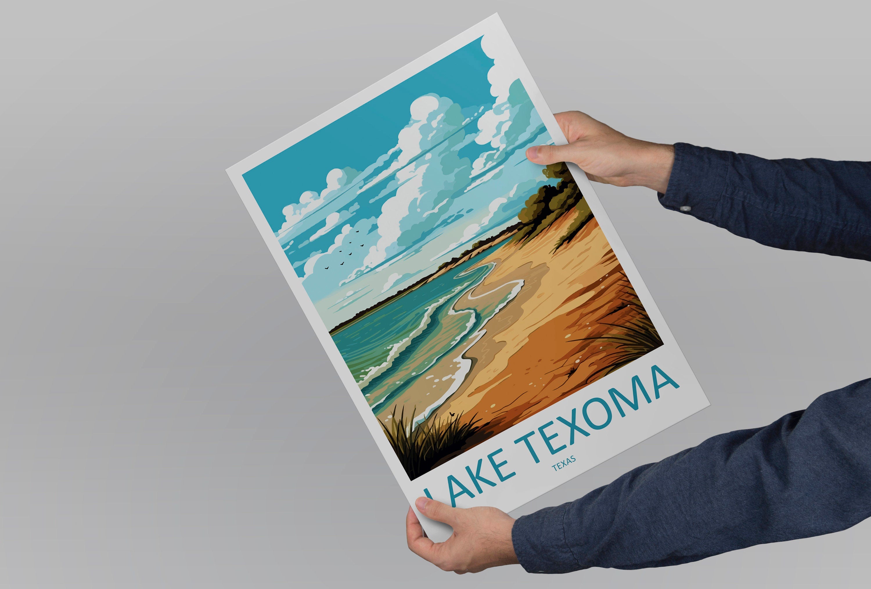 Lake Texoma Travel Print