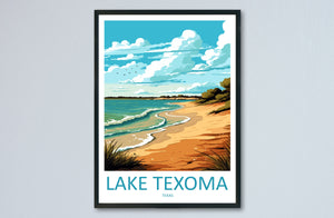 Lake Texoma Travel Print