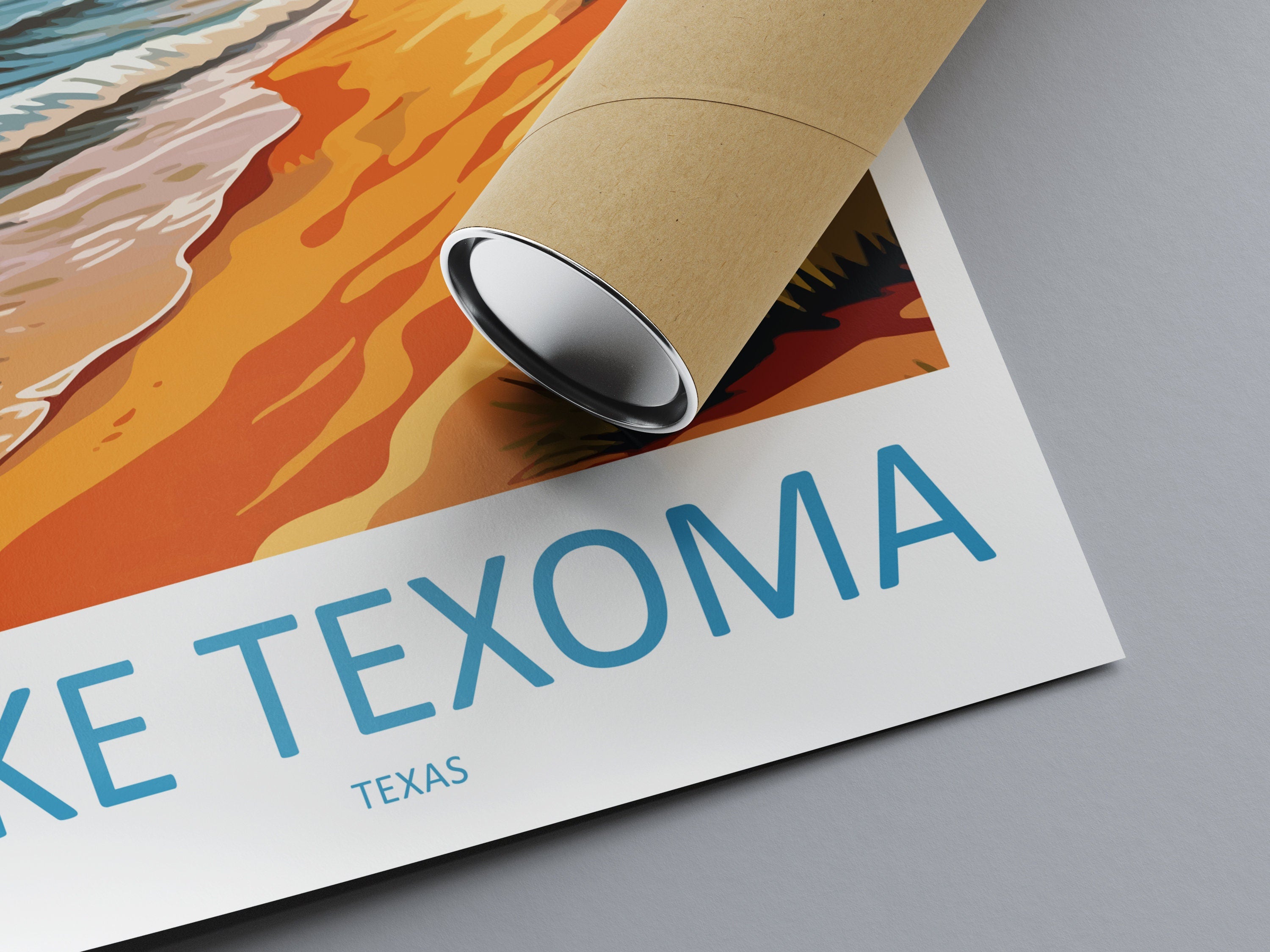 Lake Texoma Travel Print