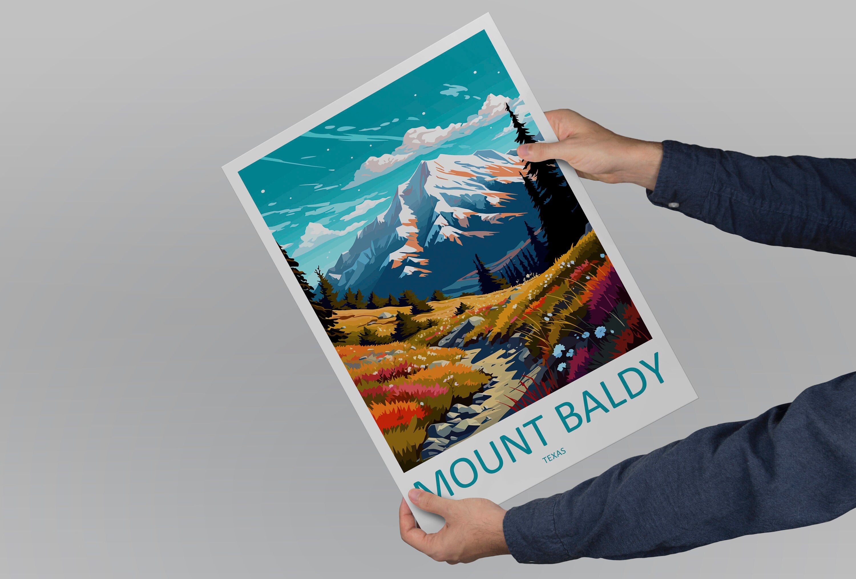 Mount Baldy Travel Print