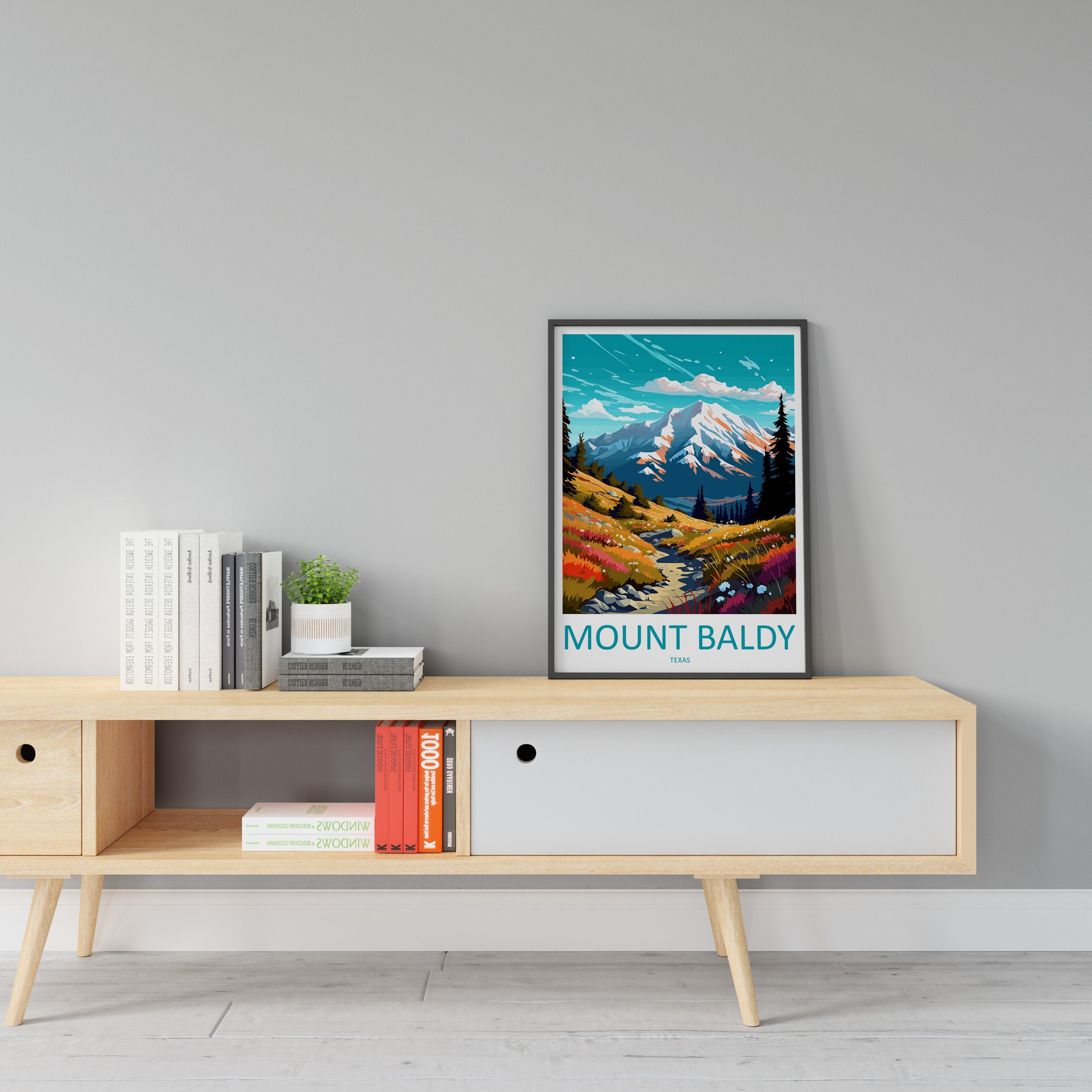 Mount Baldy Travel Print