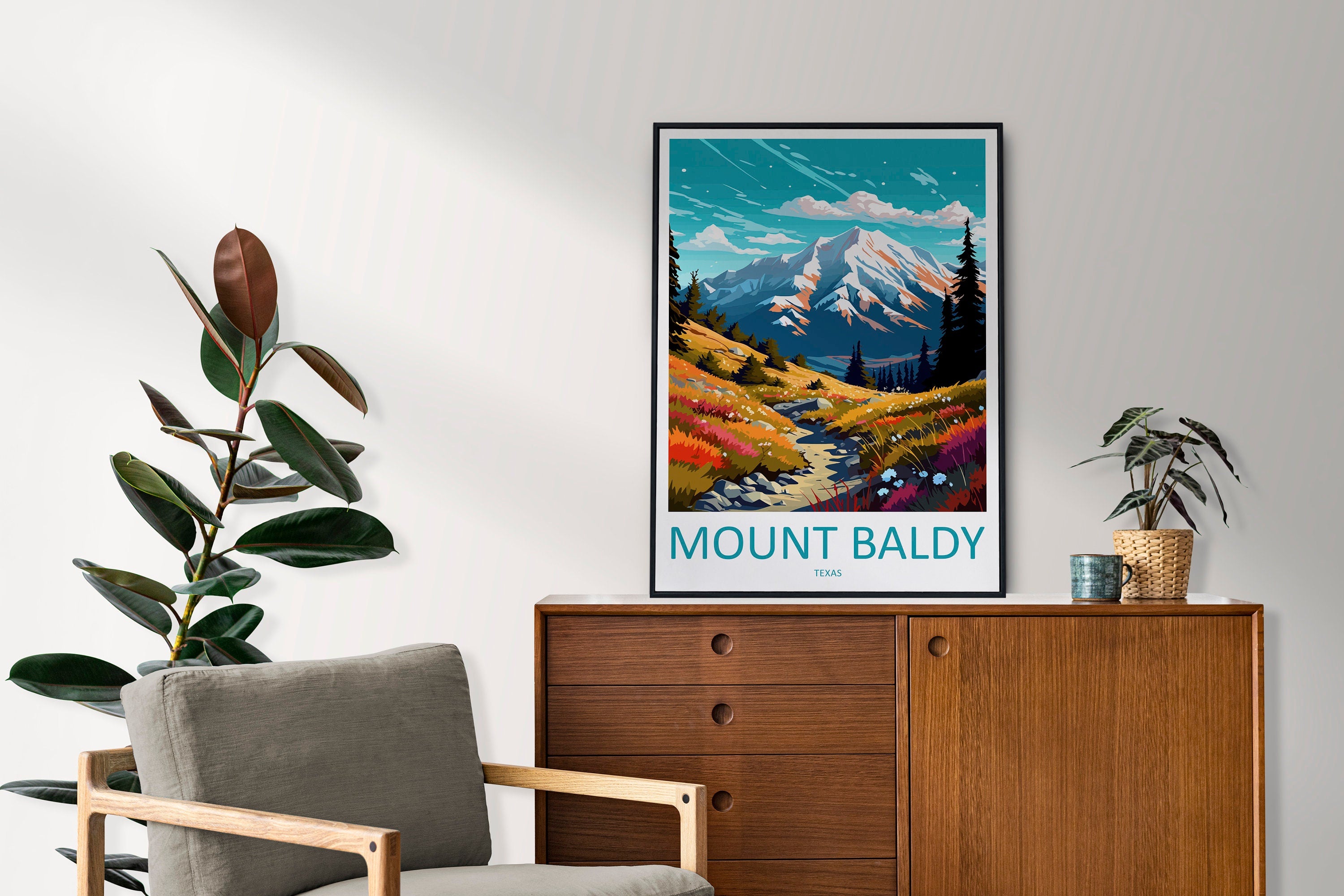 Mount Baldy Travel Print