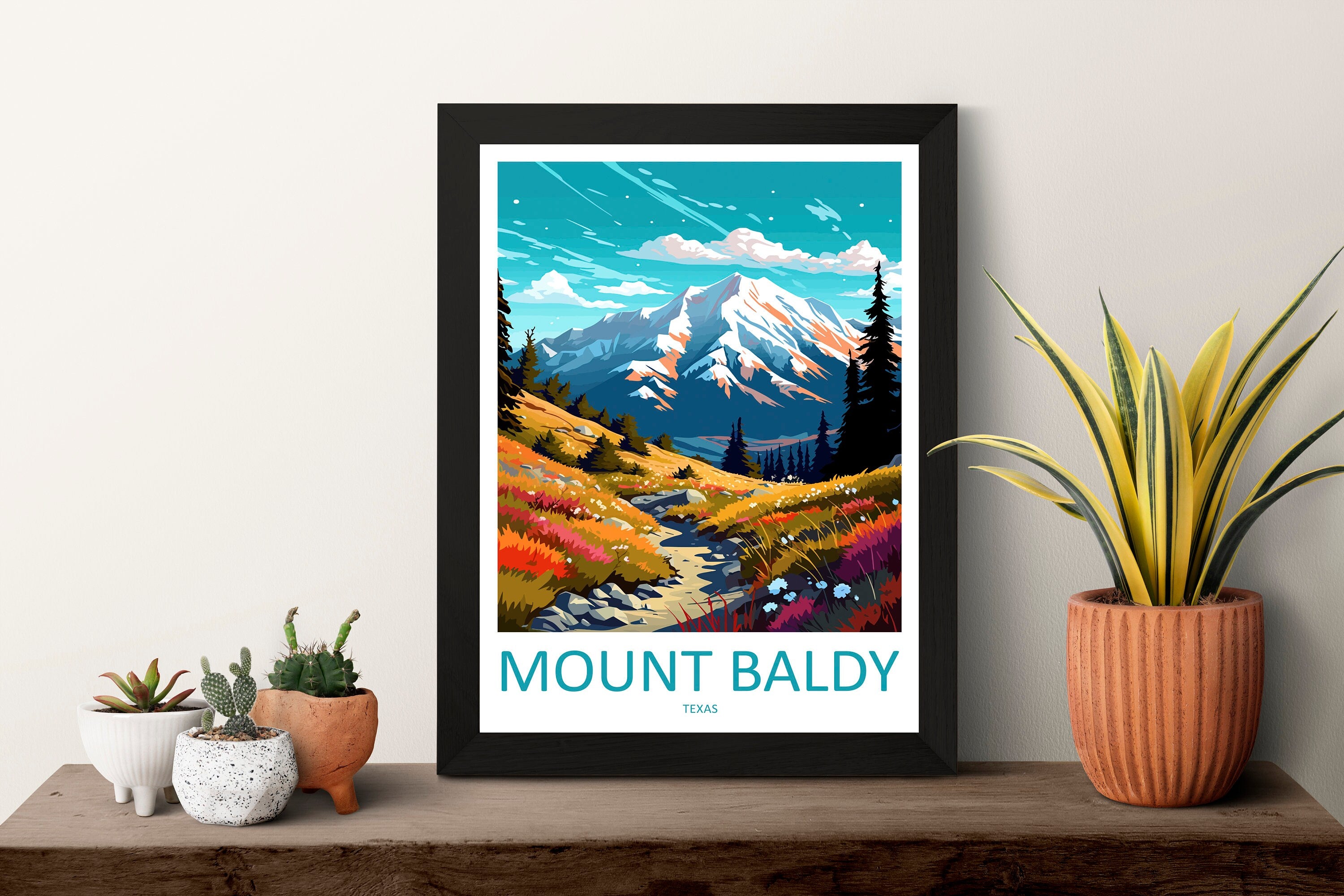 Mount Baldy Travel Print