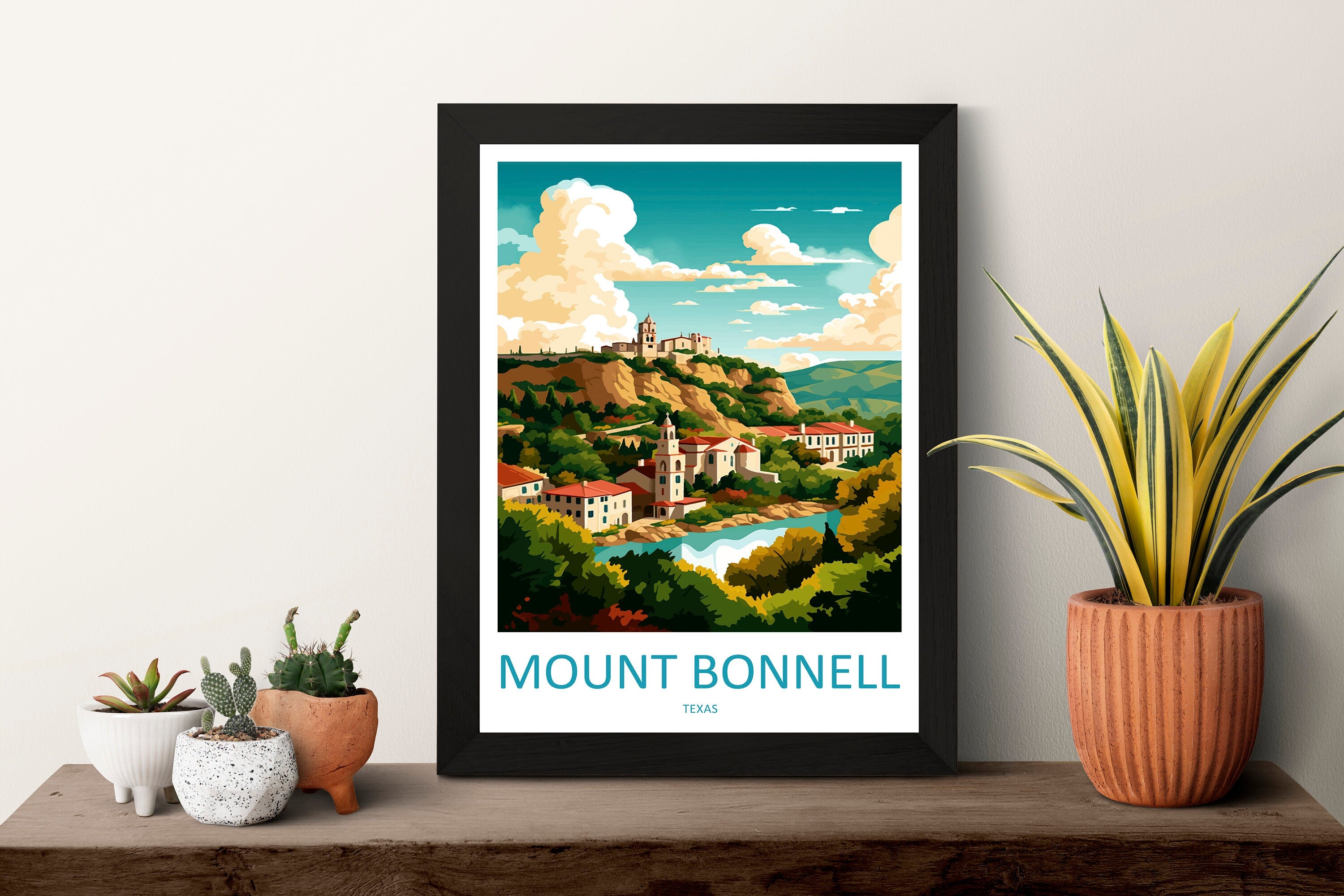 Mount Bonnell Travel Print