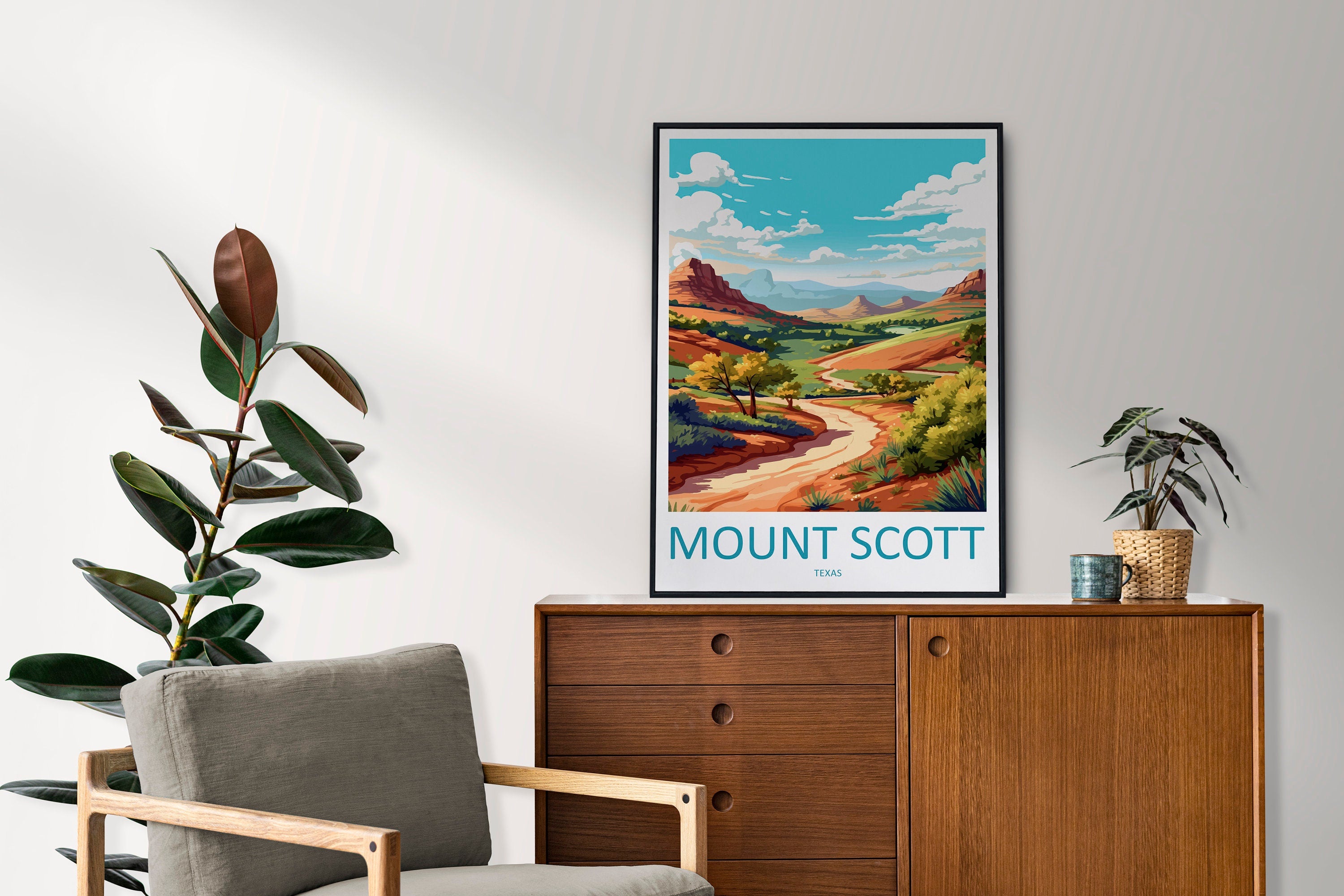 Mount Scott Travel Print