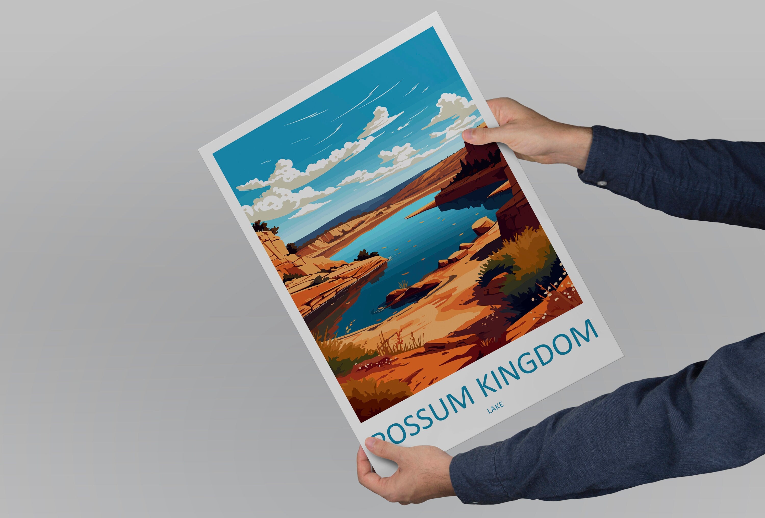 Possum Kingdom Lake Travel Print