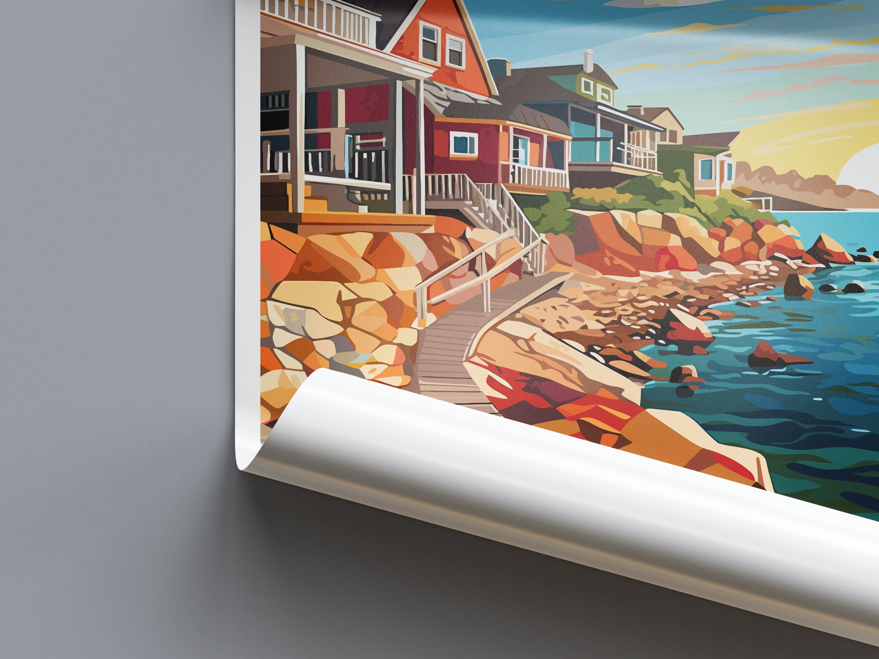 Rockport Beach Travel Print