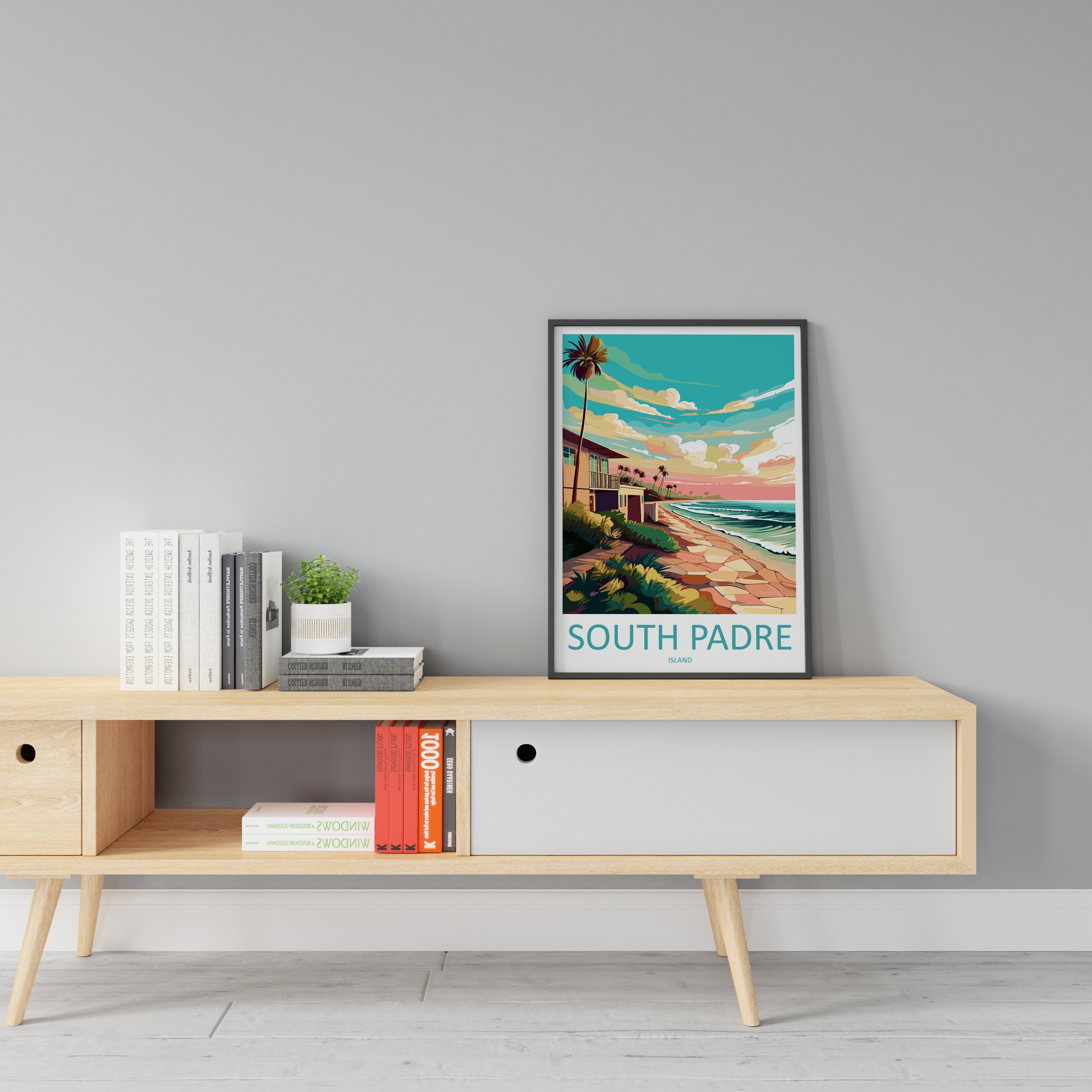 South Padre Beach Travel Print