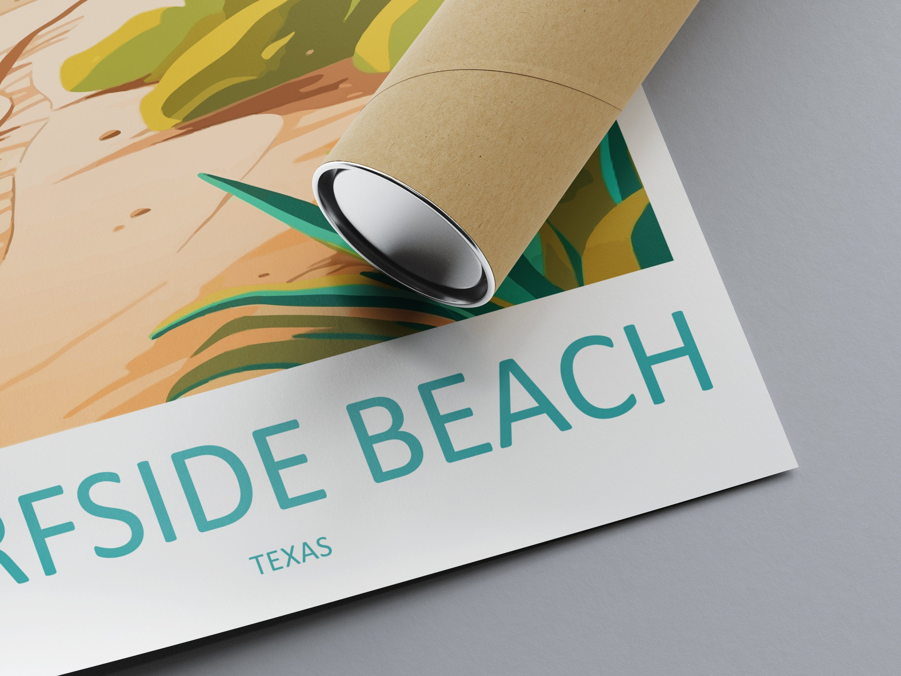 Surfside Beach Travel Print