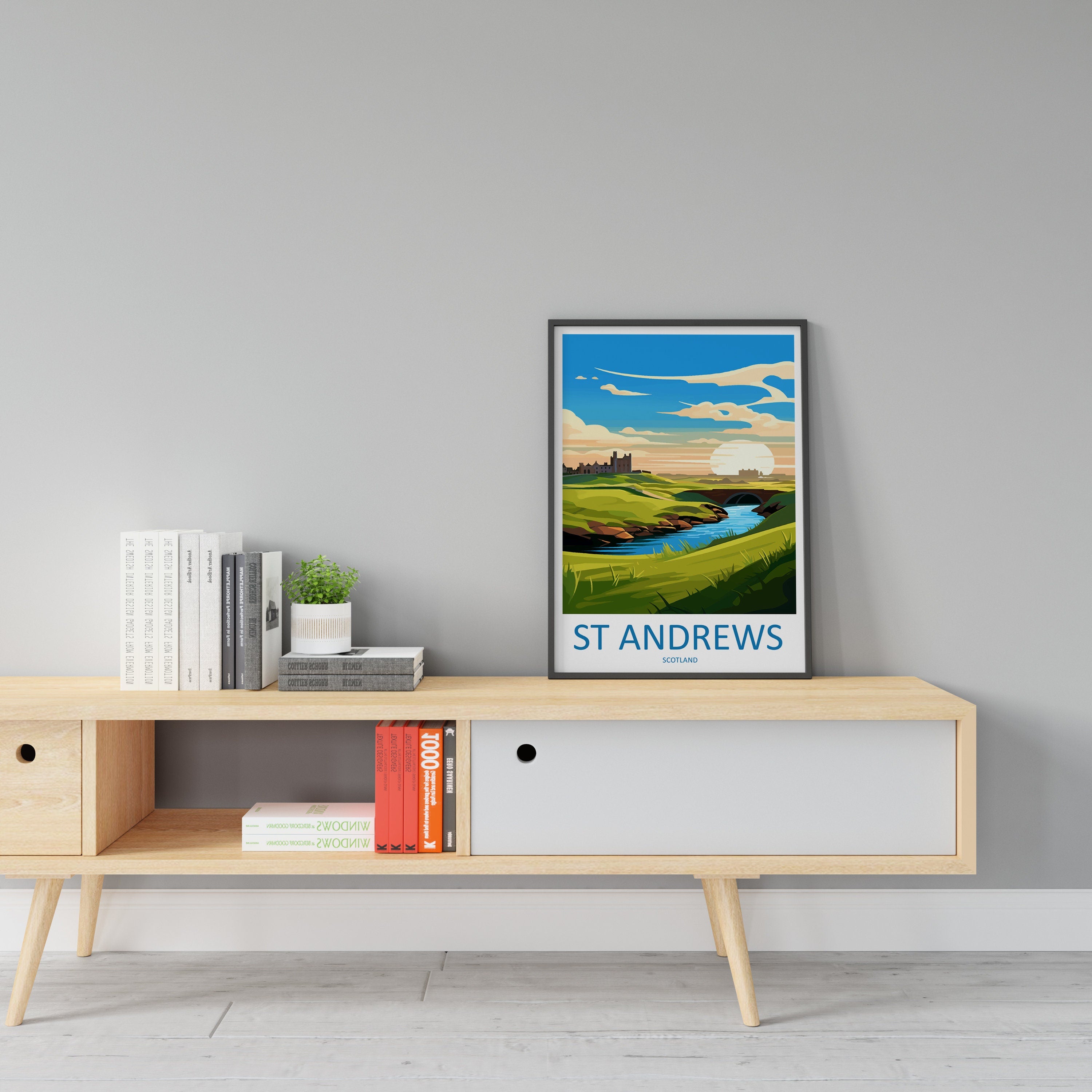 St Andrews Golf Course Travel Print