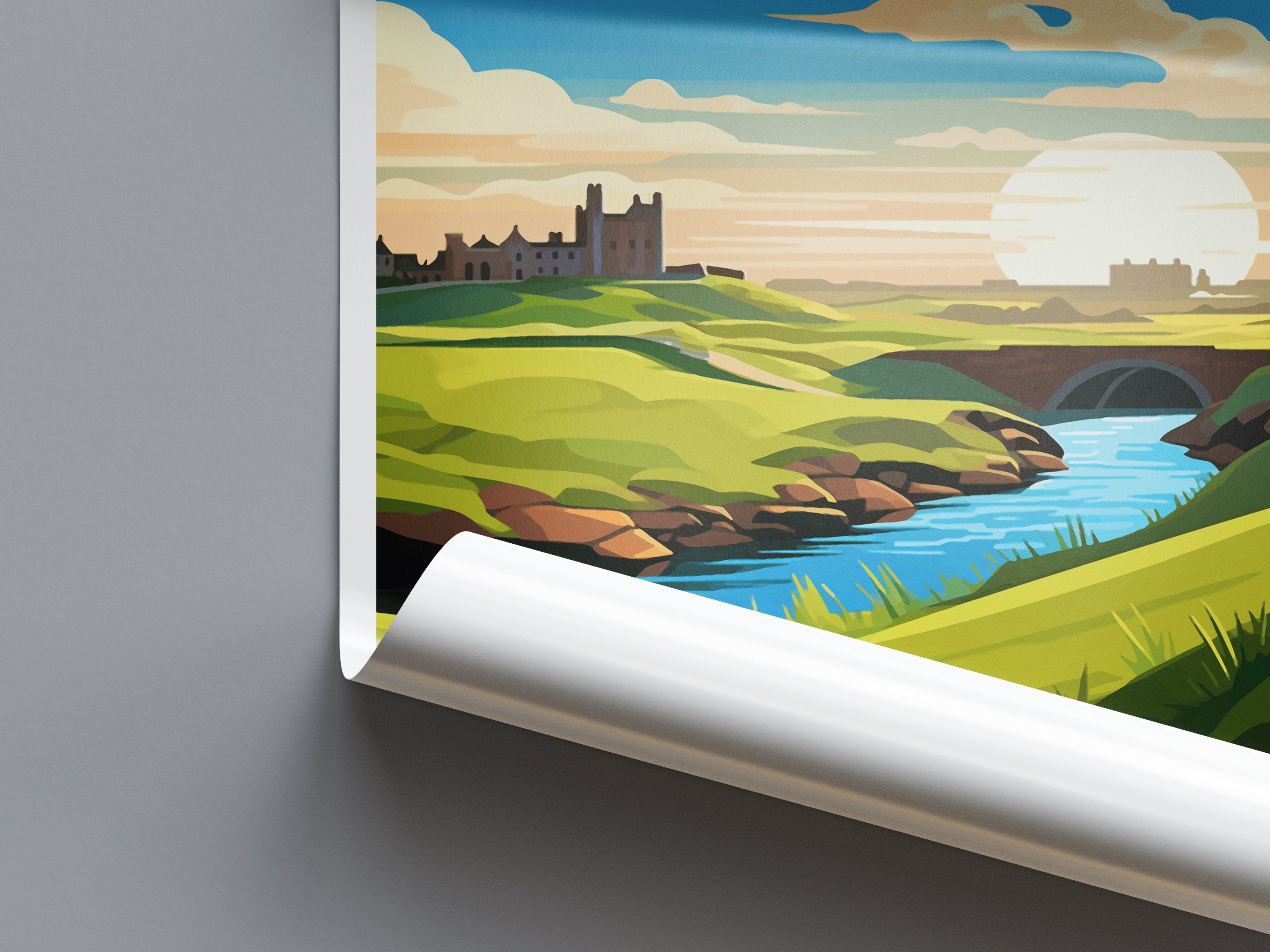 St Andrews Golf Course Travel Print