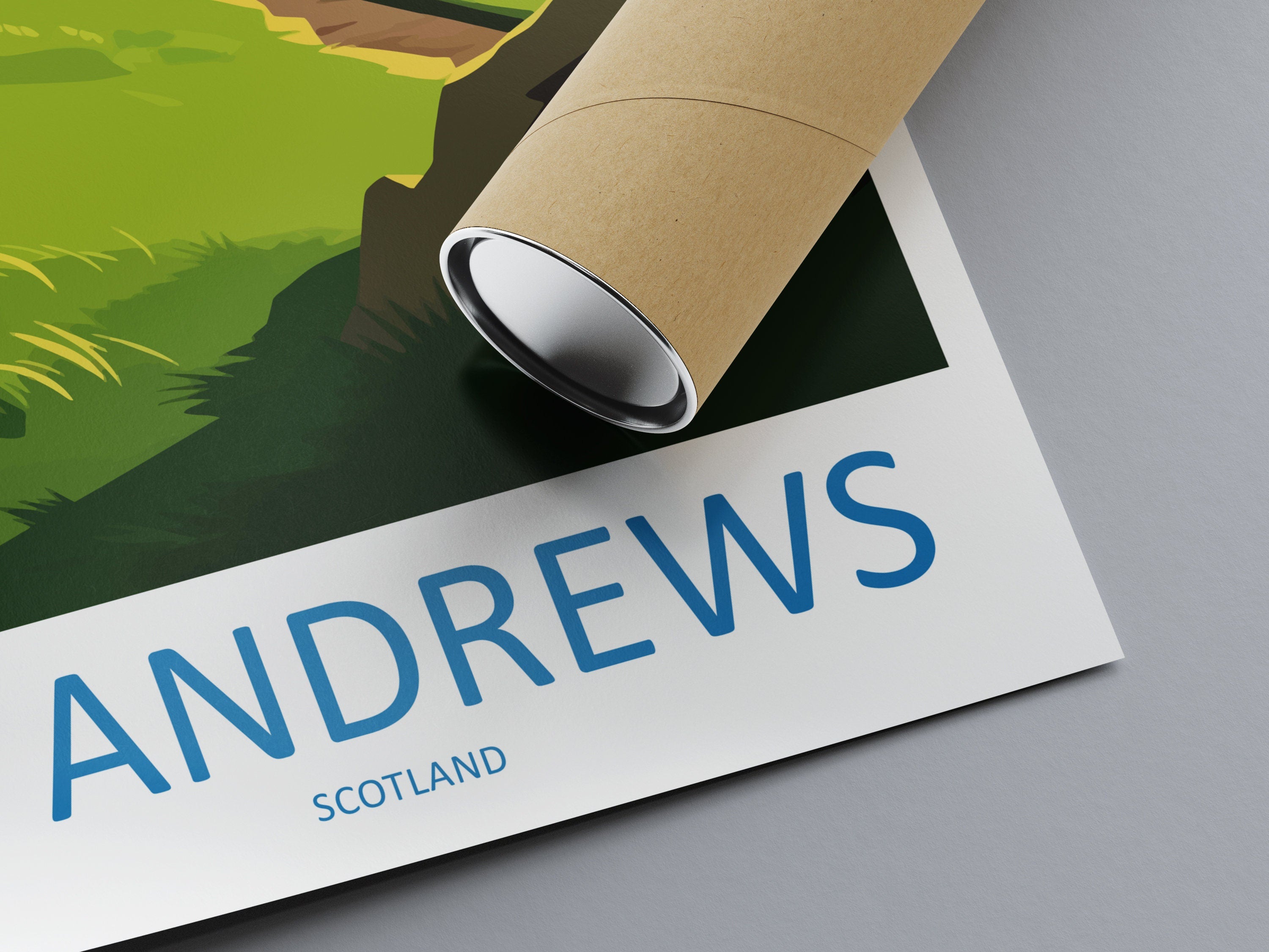 St Andrews Golf Course Travel Print