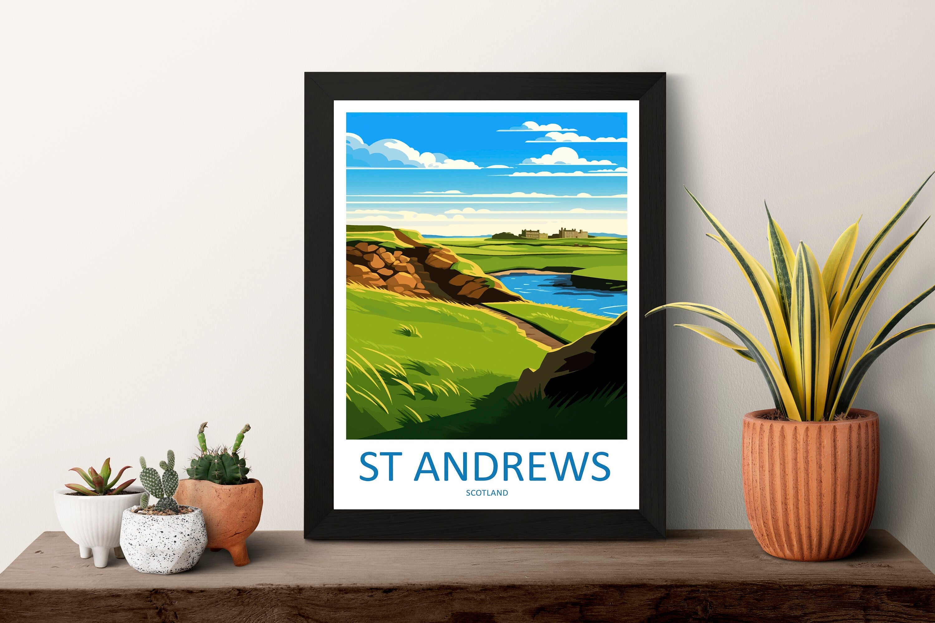 St Andrews Golf Course Travel Print