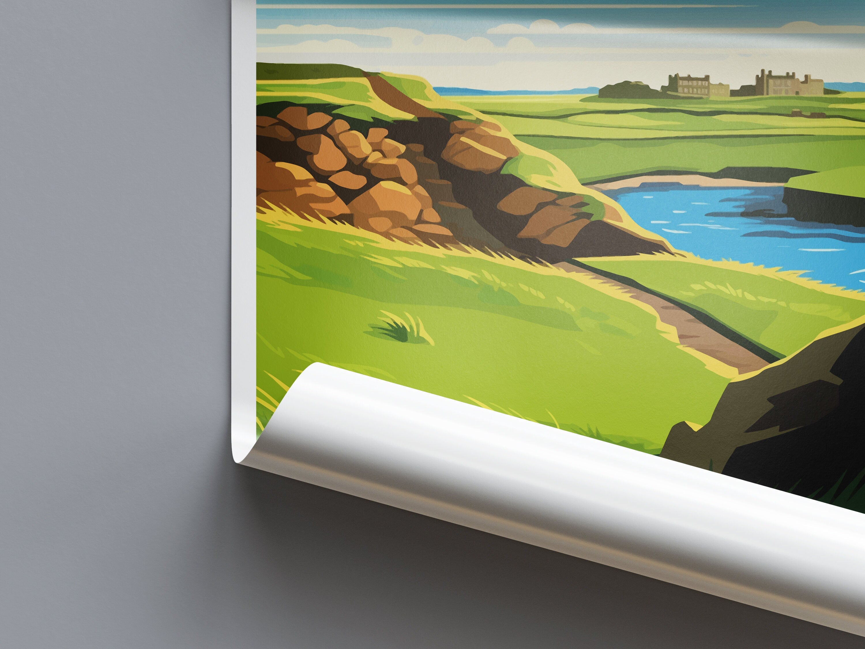 St Andrews Golf Course Travel Print