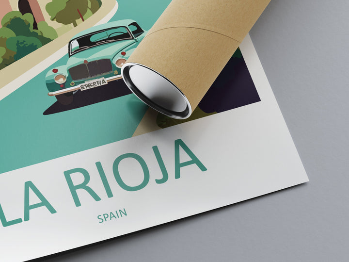 La Rioja Travel Print Wall Art La Rioja Wall Hanging Home Décor La Rioja Gift Art Lovers Spain Art Lover Gift La Rioja Print Spain Wall Art