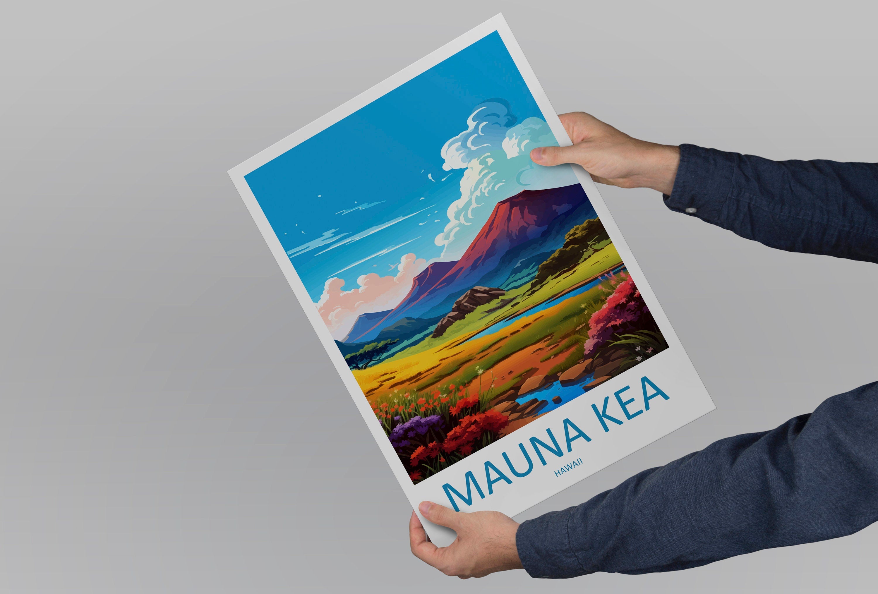 Mauna Kea Travel Print