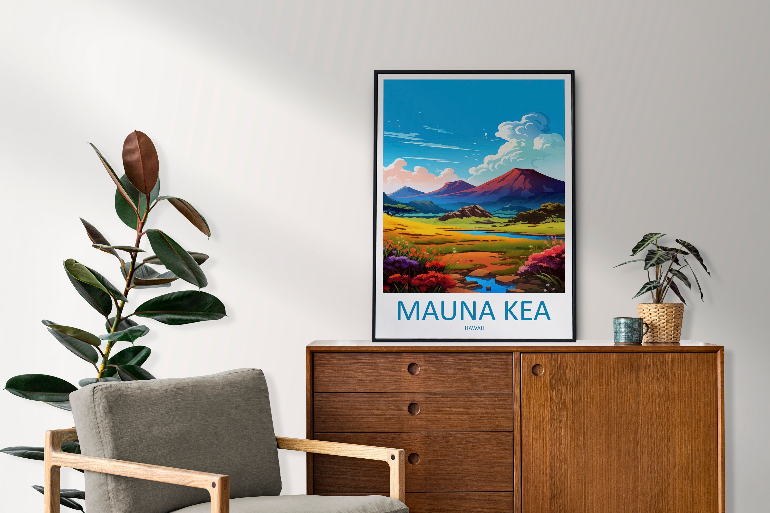 Mauna Kea Travel Print