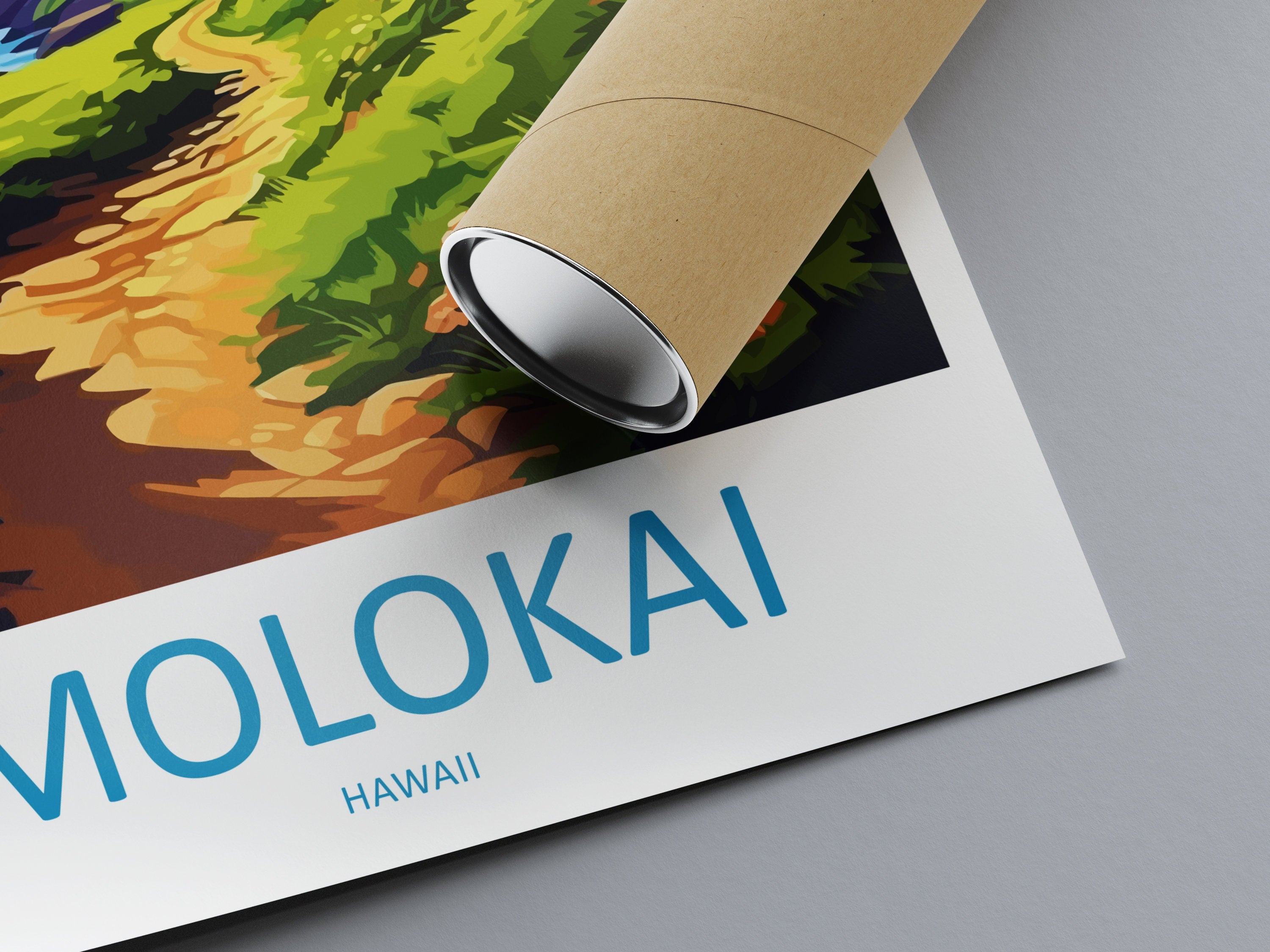 Molokai Travel Print