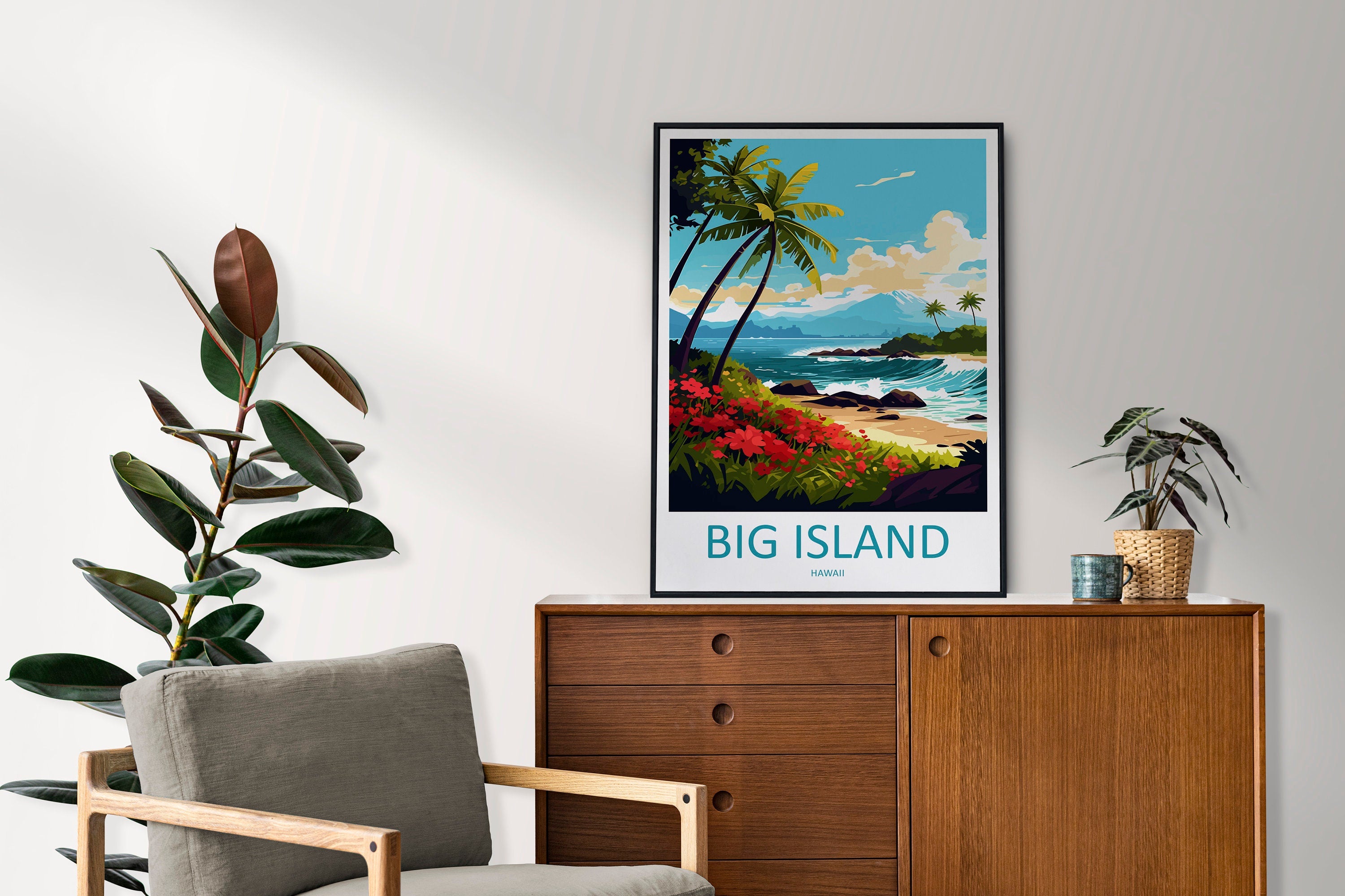 Big Island Travel Print